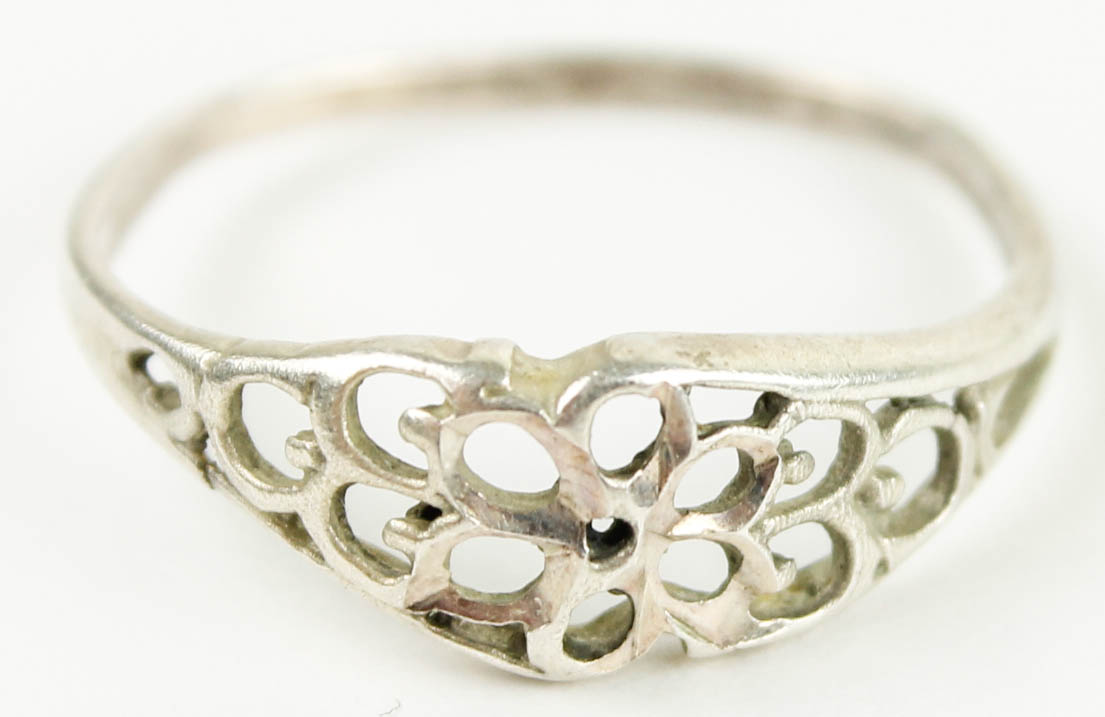 Collection of Sterling Silver Earrings and a Ring