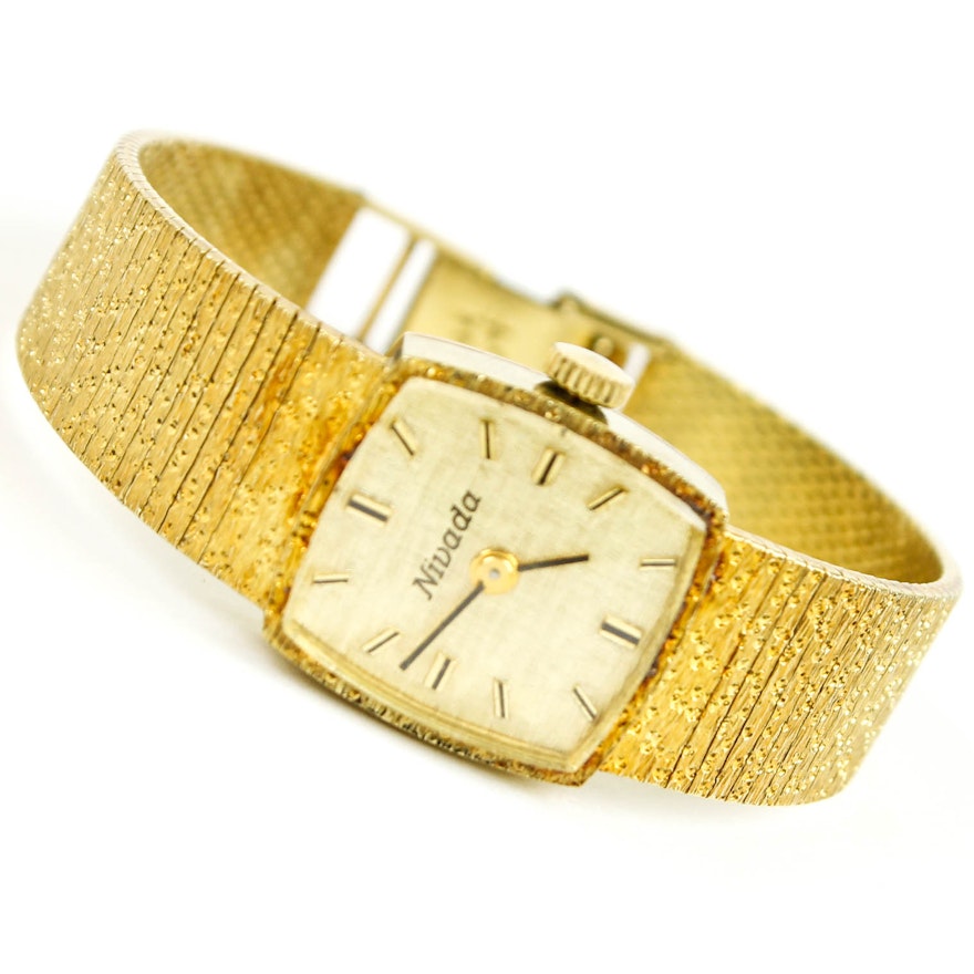 Nivada 14K Yellow Gold Wristwatch