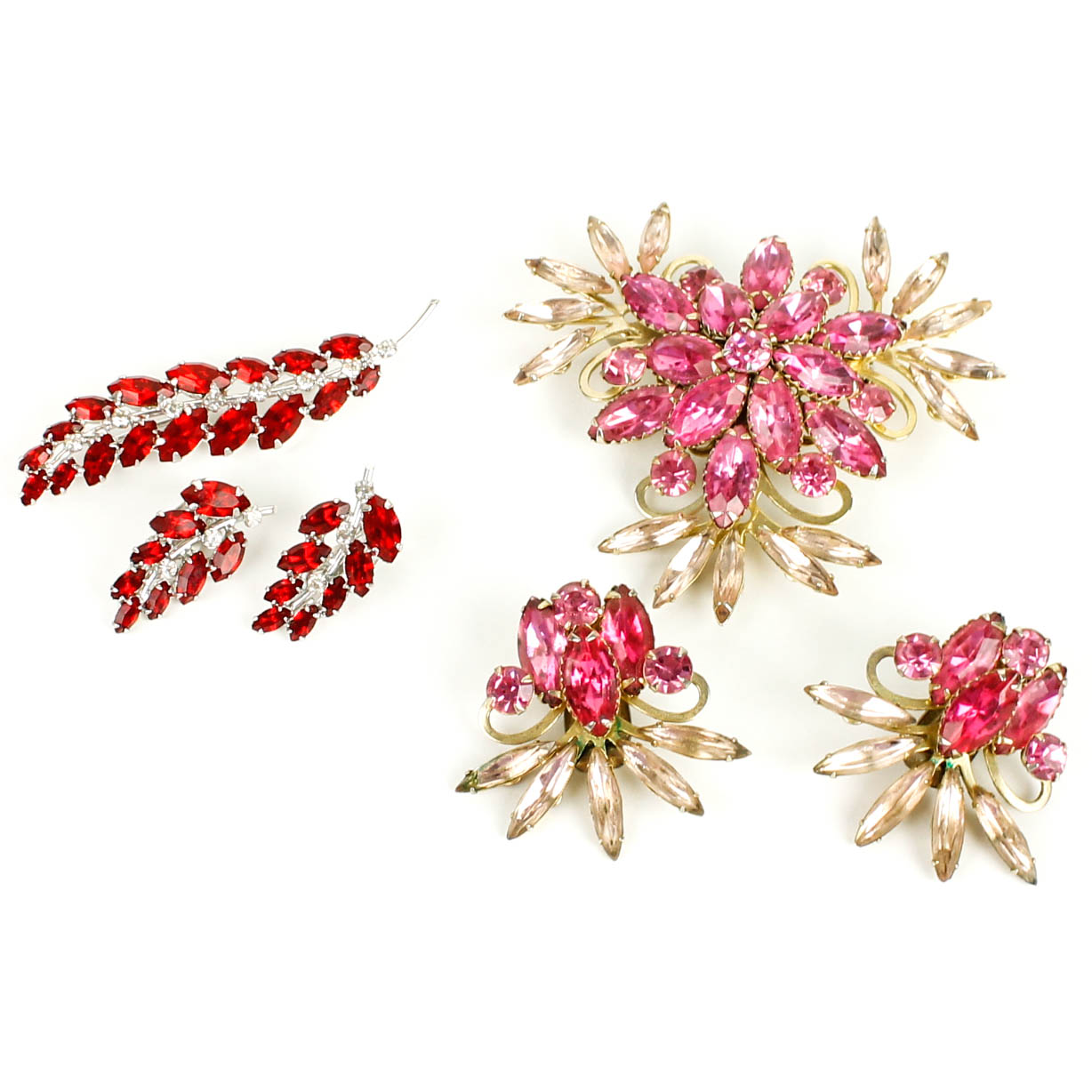 Vintage Designer Rhinestone Costume Jewelry