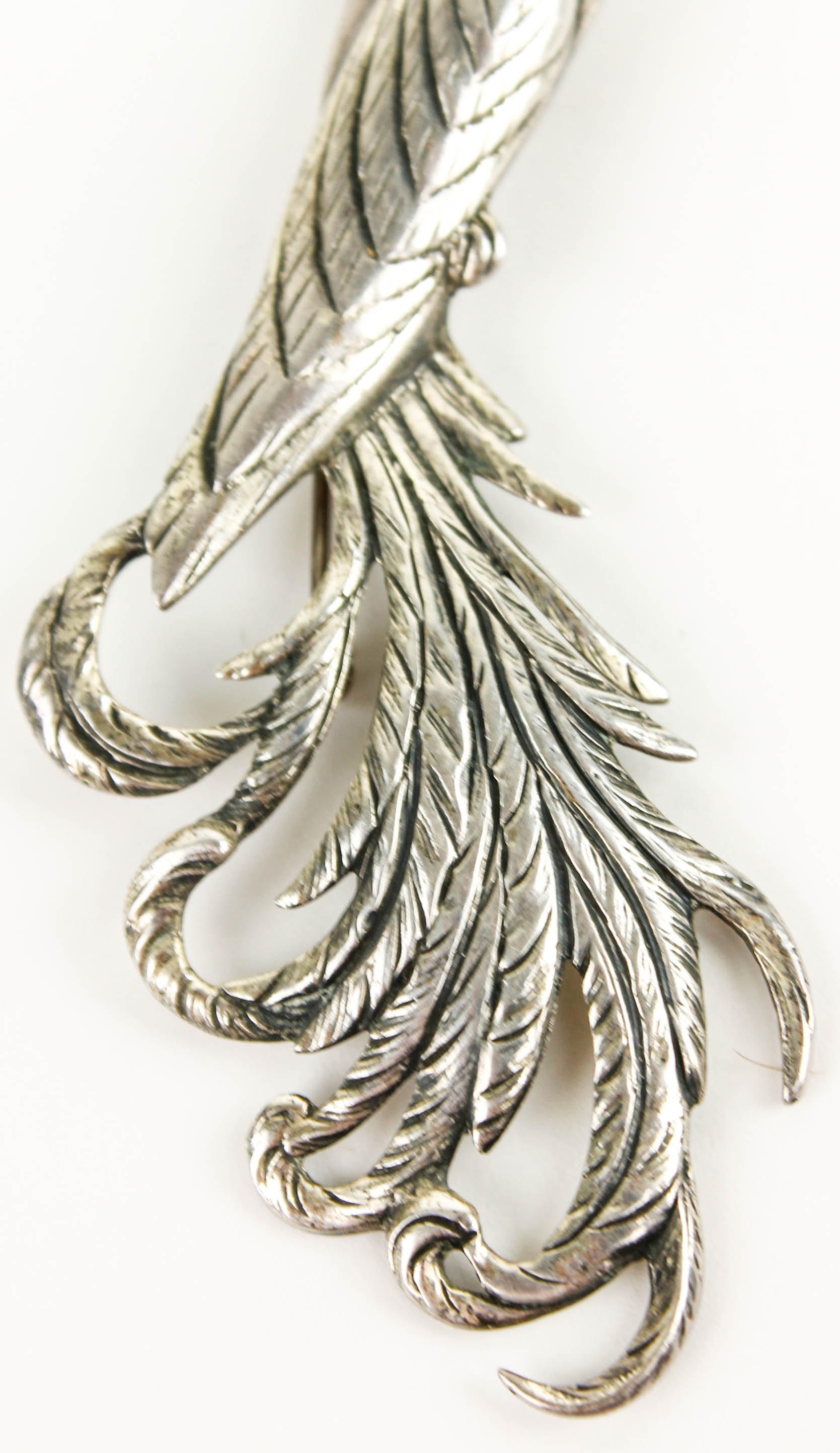 Danecraft Sterling Silver Peacock Pin