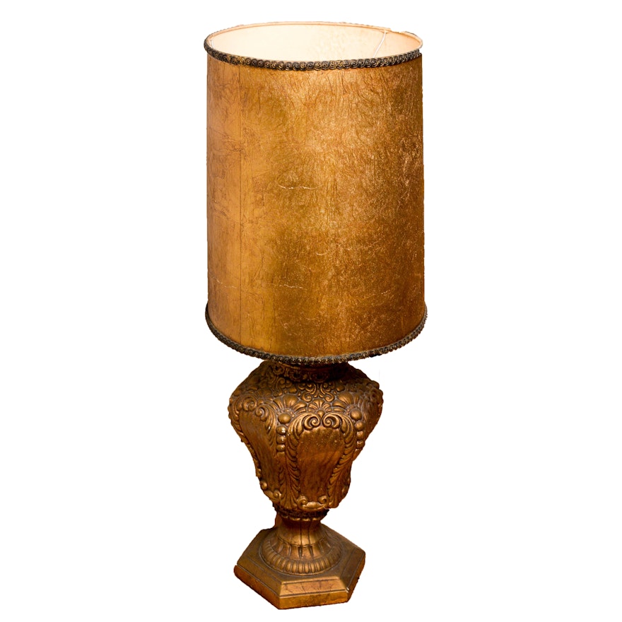 Vintage Giltwood Table Lamp