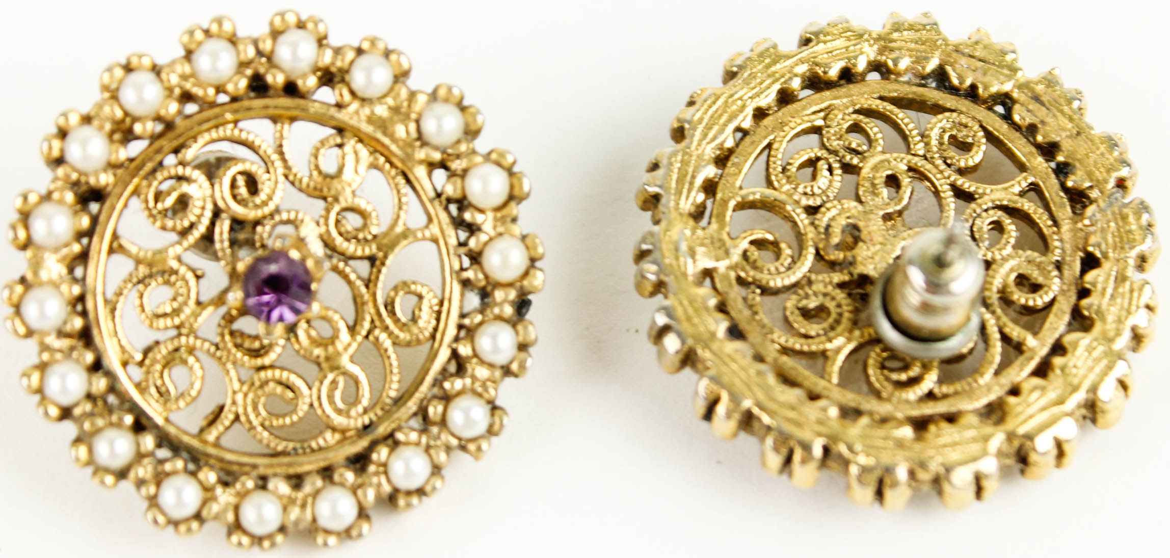 Gold Tone Costume Jewelry Collection