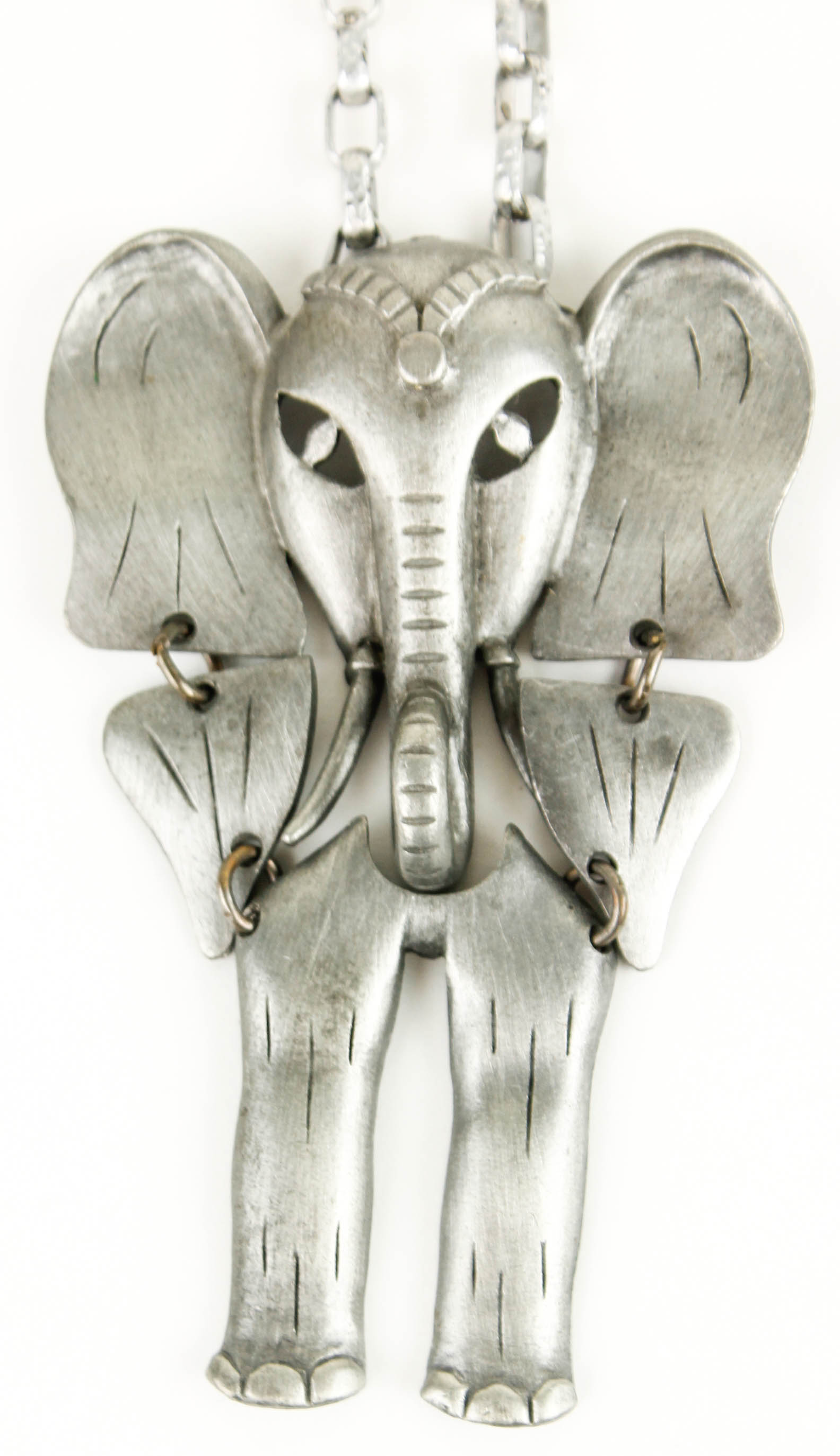 Variety of Silver Tone Necklaces with Animal Pendants