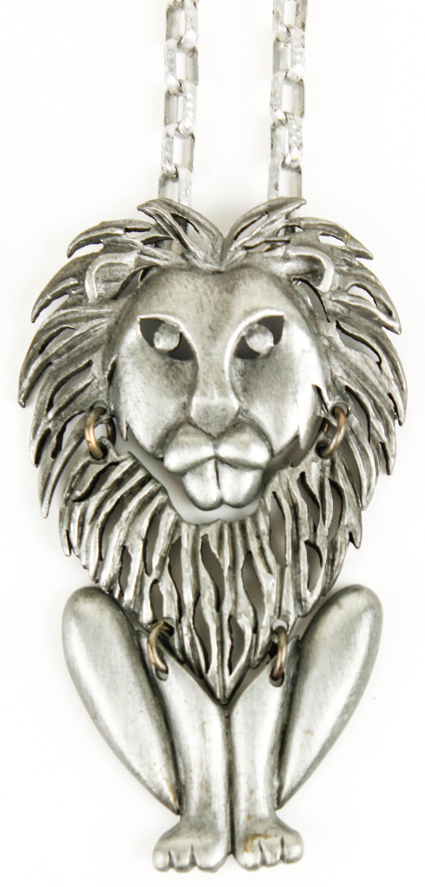 Variety of Silver Tone Necklaces with Animal Pendants