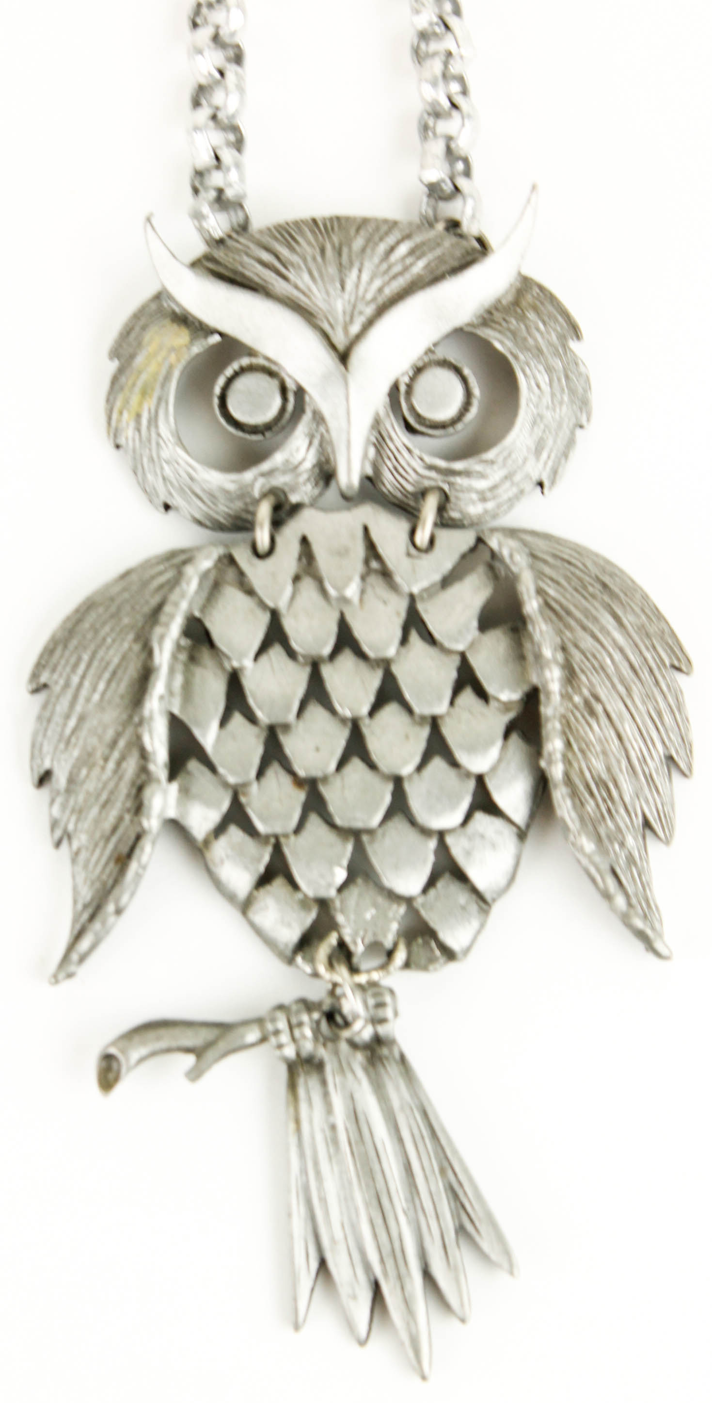 Variety of Silver Tone Necklaces with Animal Pendants