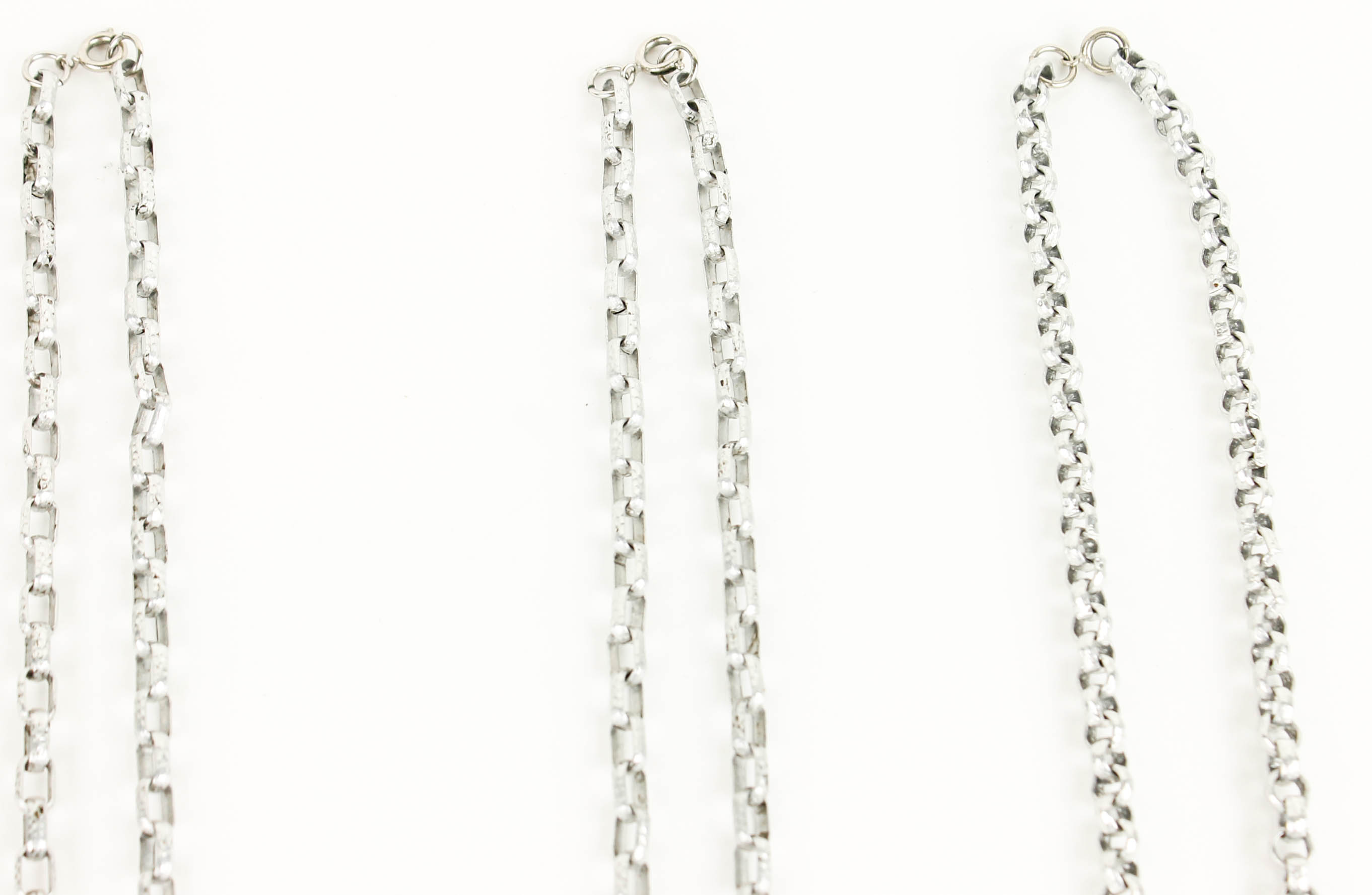 Variety of Silver Tone Necklaces with Animal Pendants