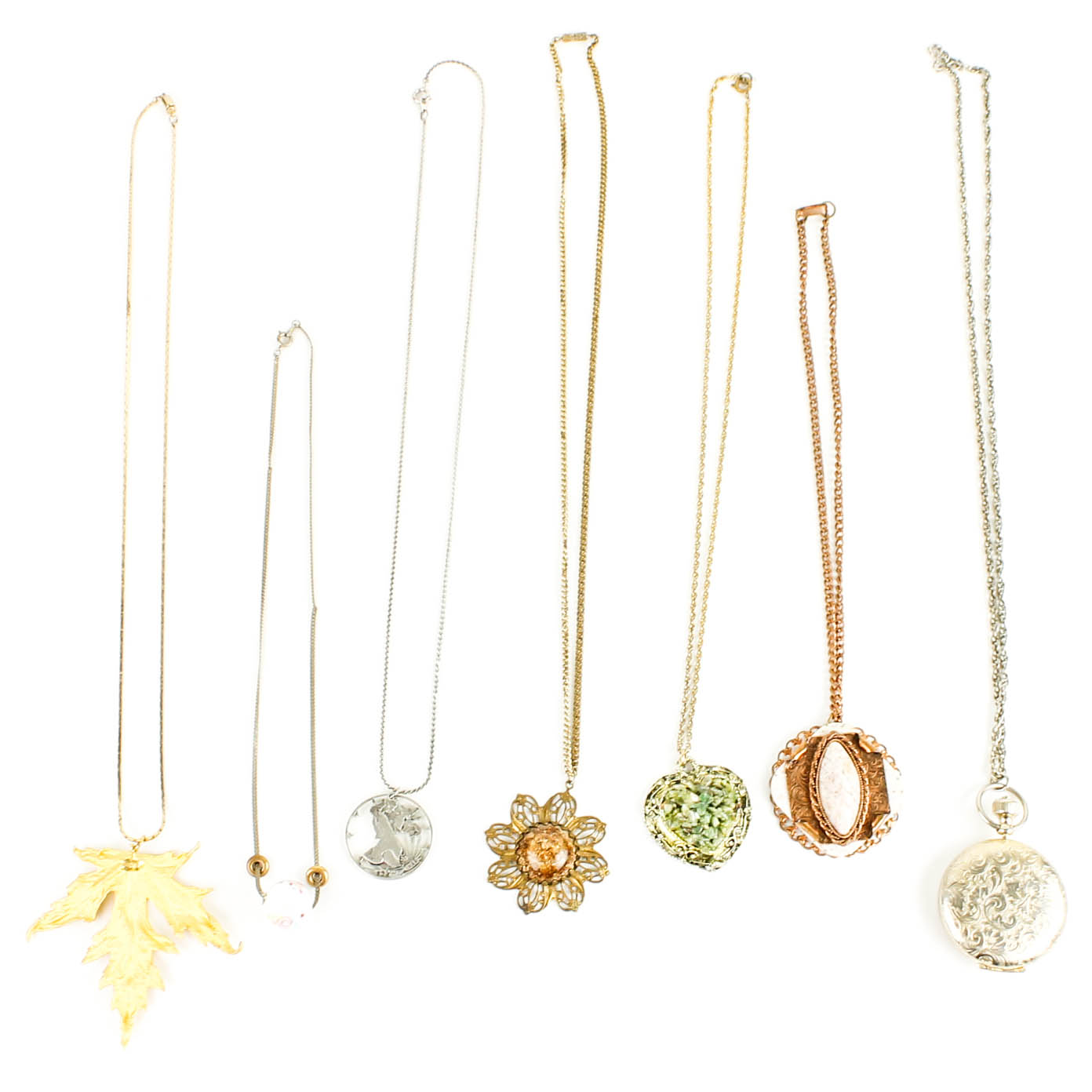 Variety of Costume Pendant Necklaces
