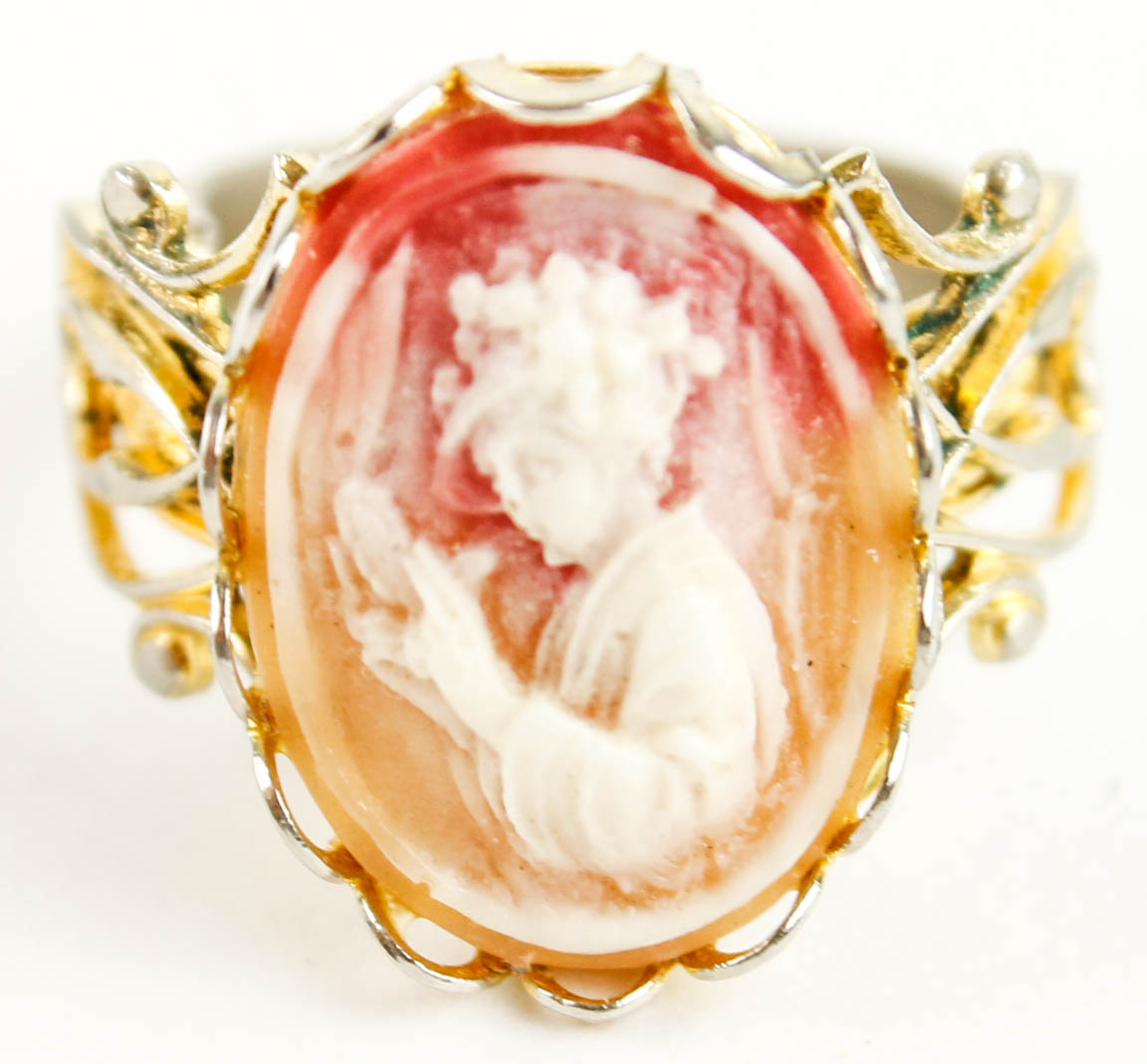 Collection of Cameo Costume Jewelry