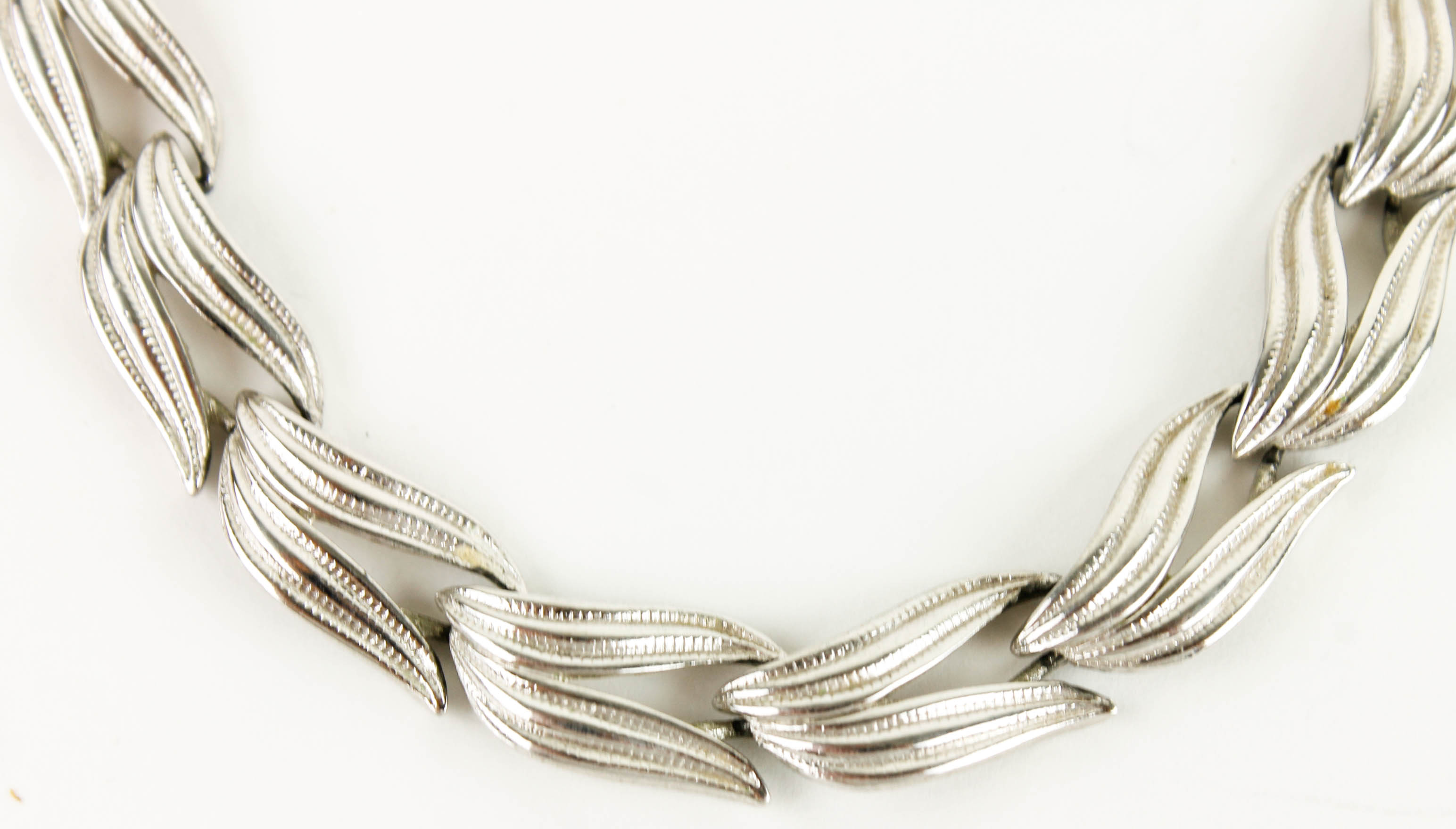 Variety of Silver Tone Costume Jewelry with Stones