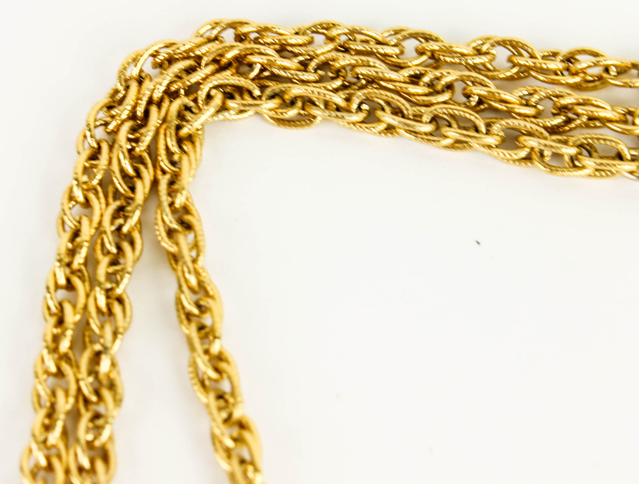 Trifari Gold and Black Costume Necklace