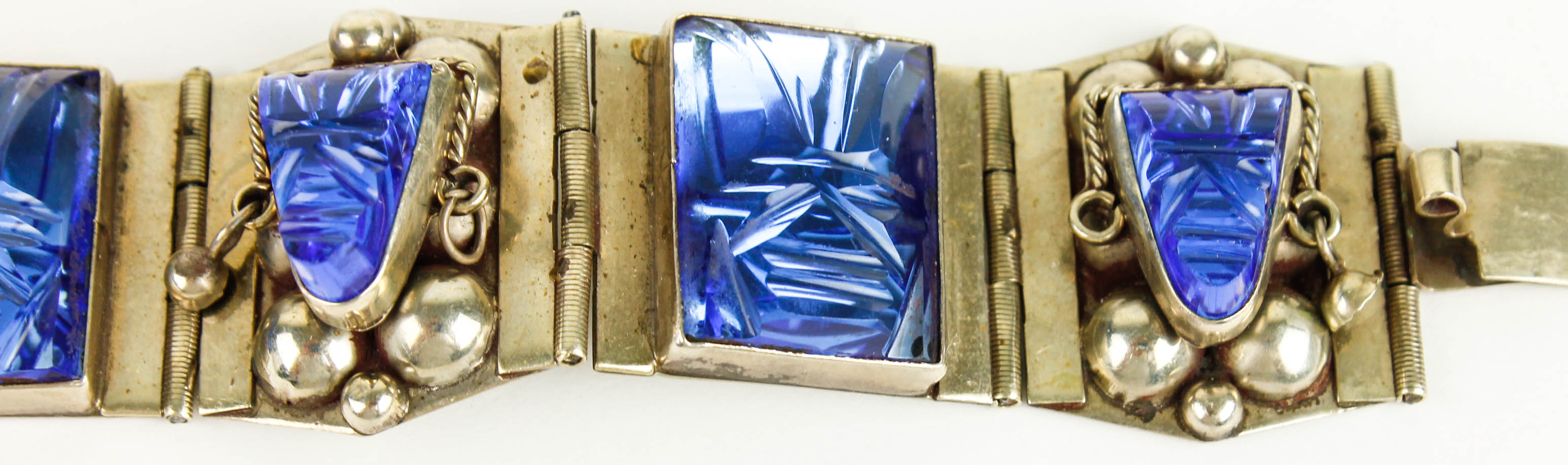 Costume Jewelry Assortment with Blue Stones