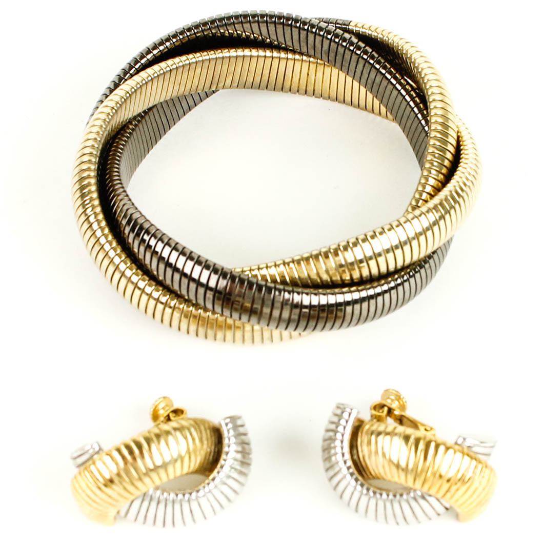 Coiled Costume Jewelry Ensemble