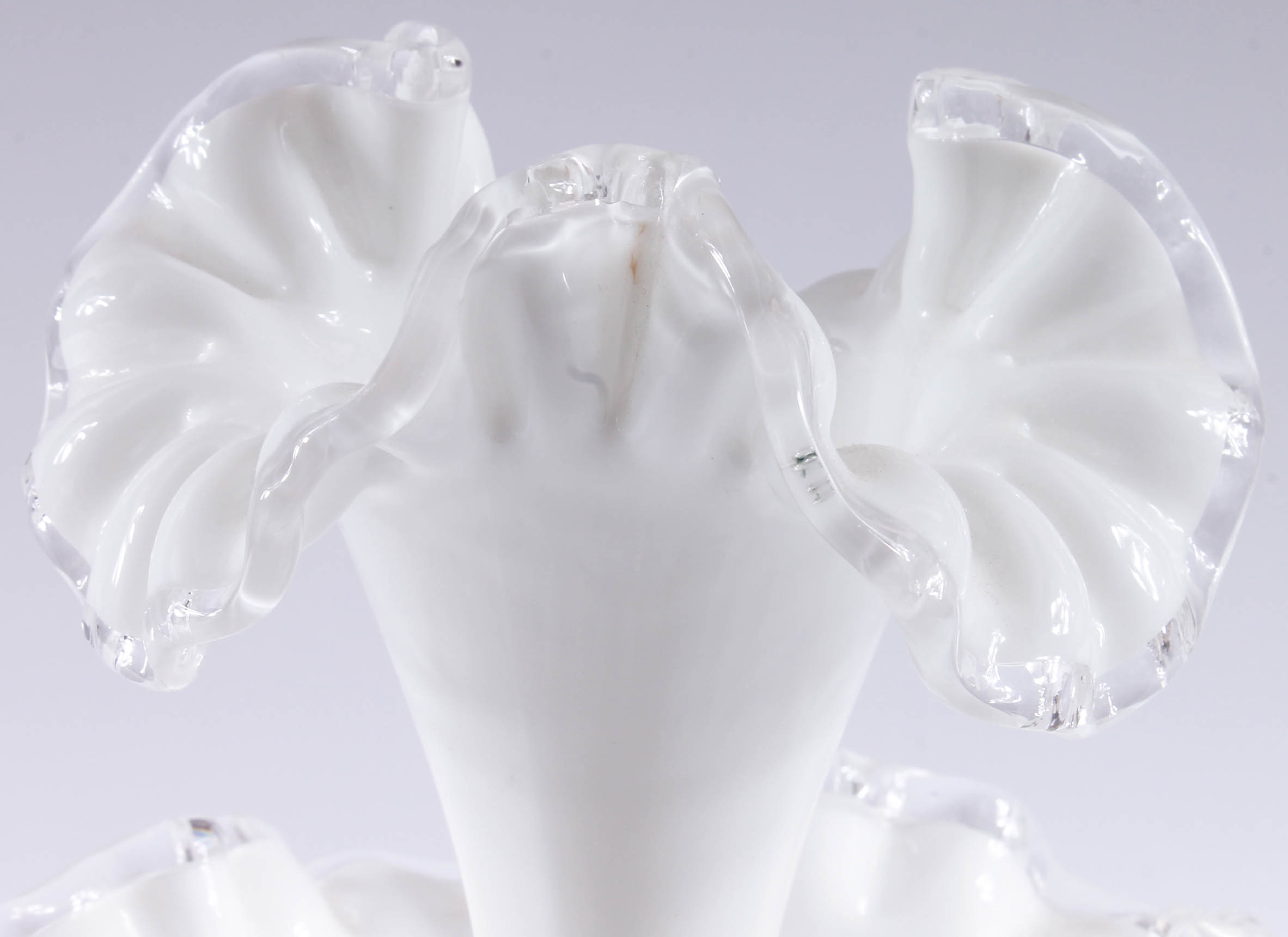 Fenton "Silver Cresent"  Epergne