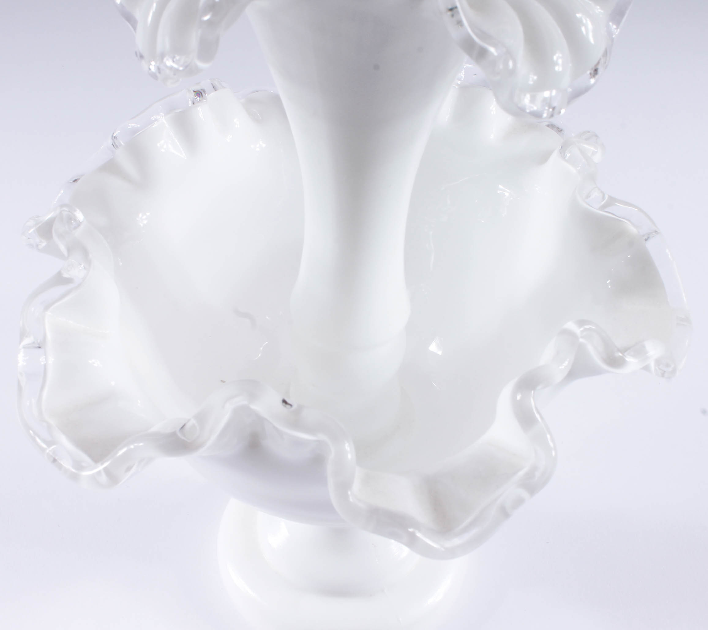 Fenton "Silver Cresent"  Epergne