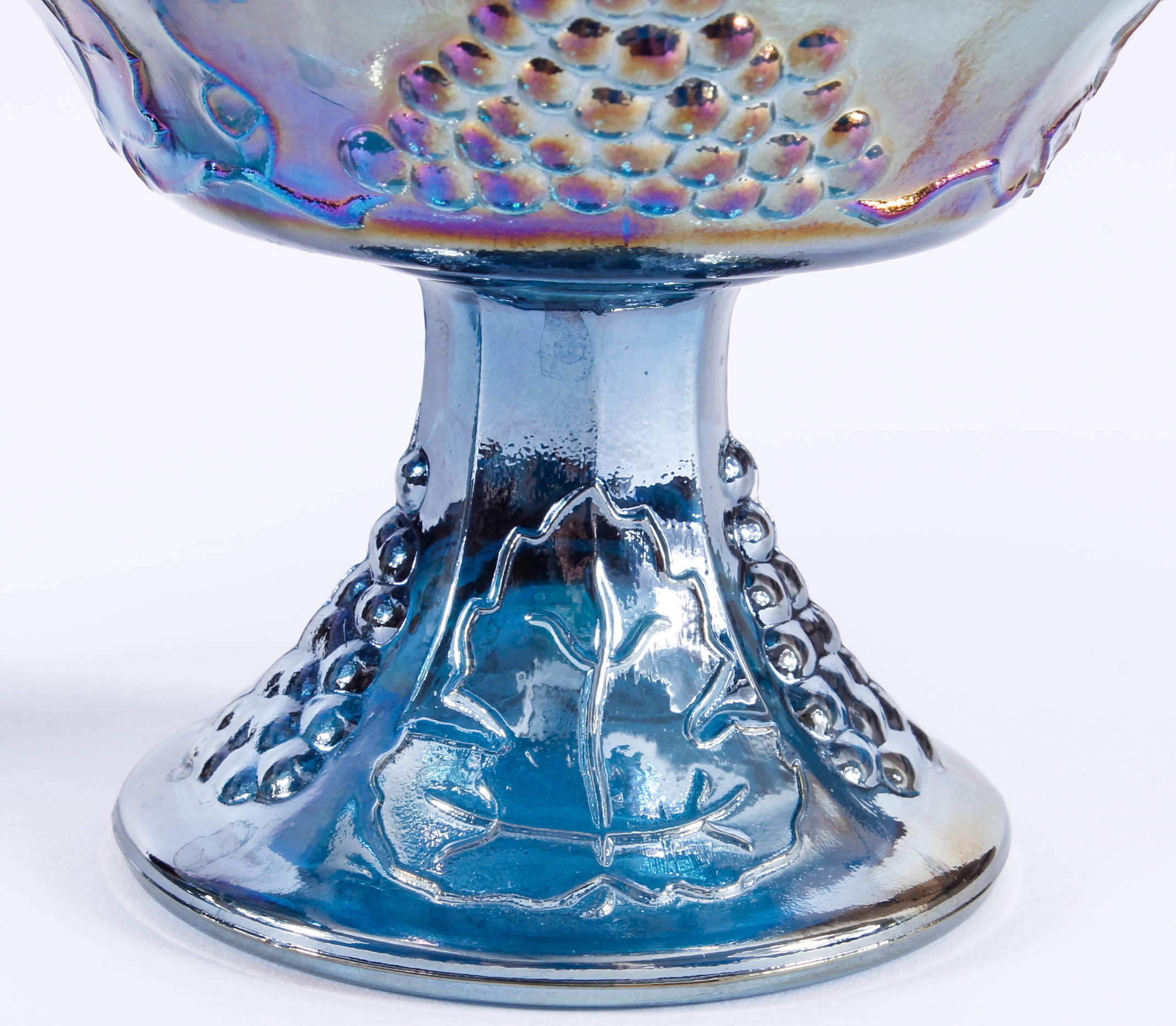 Carnival Glass Candle Holders