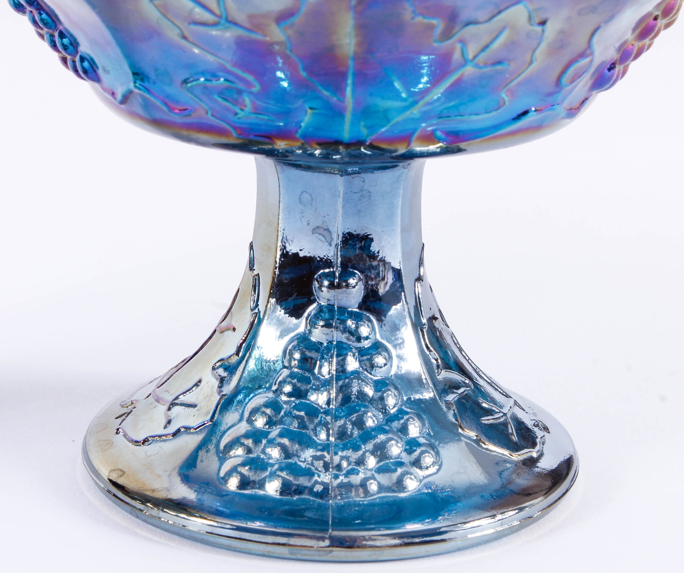 Carnival Glass Candle Holders