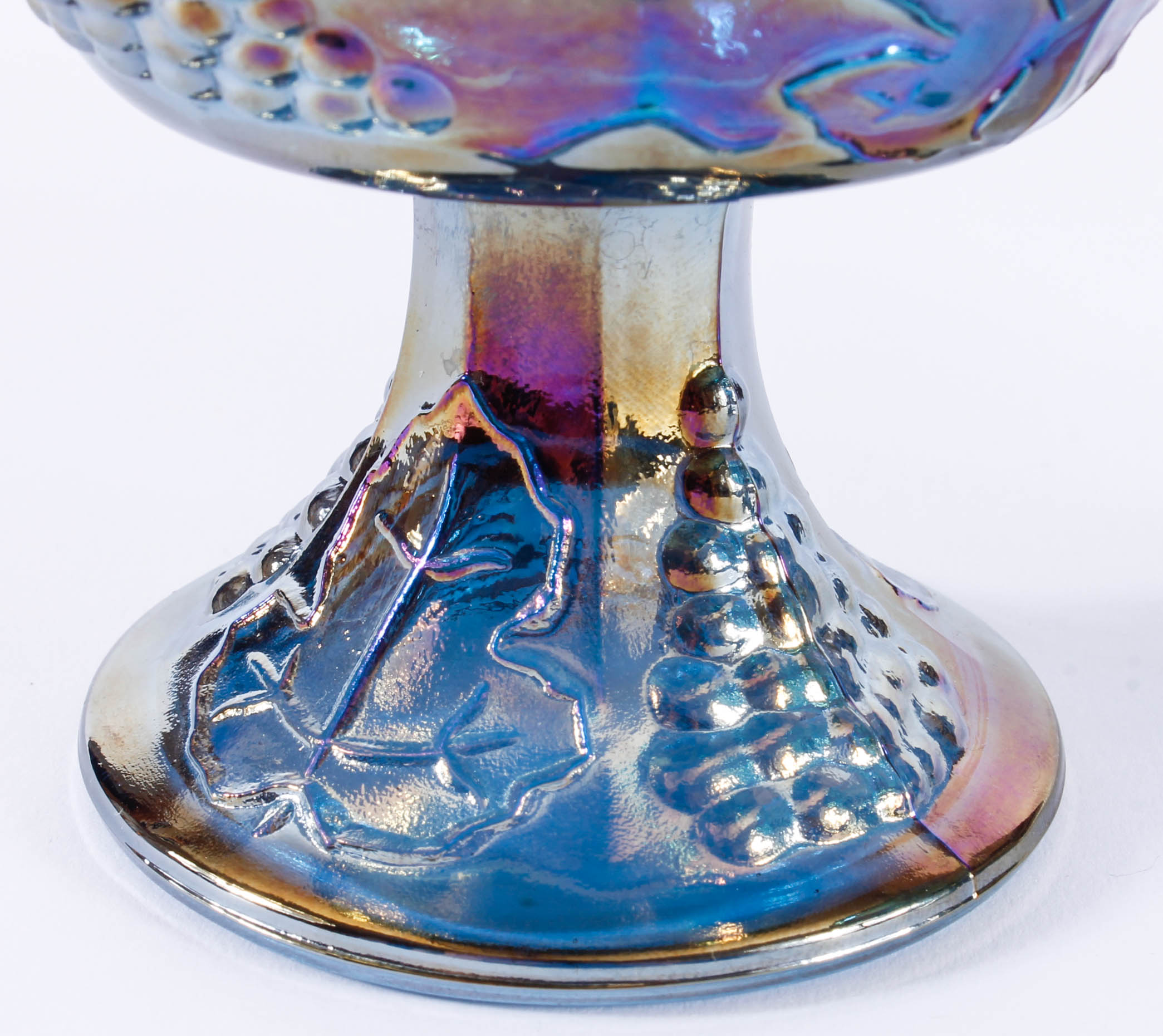 Carnival Glass Candle Holders
