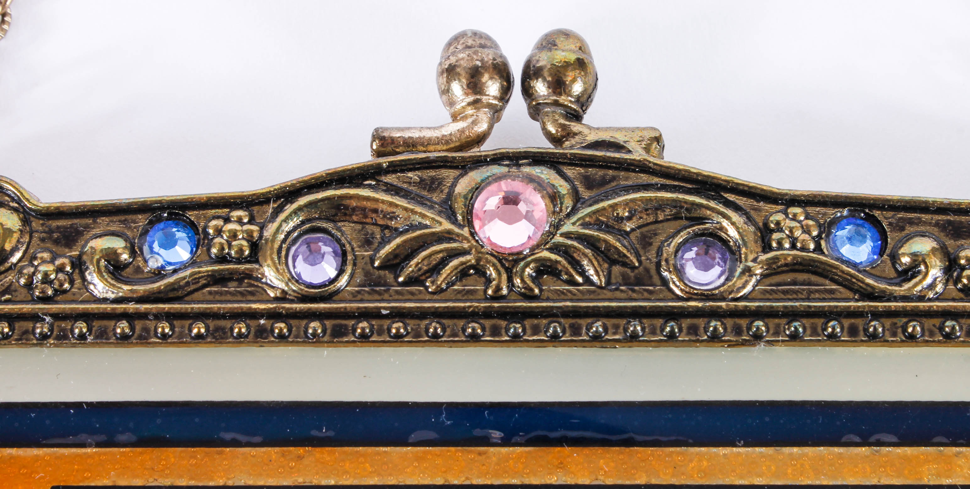 Handbag-Style Decorative Stained Glass Hanging Panel