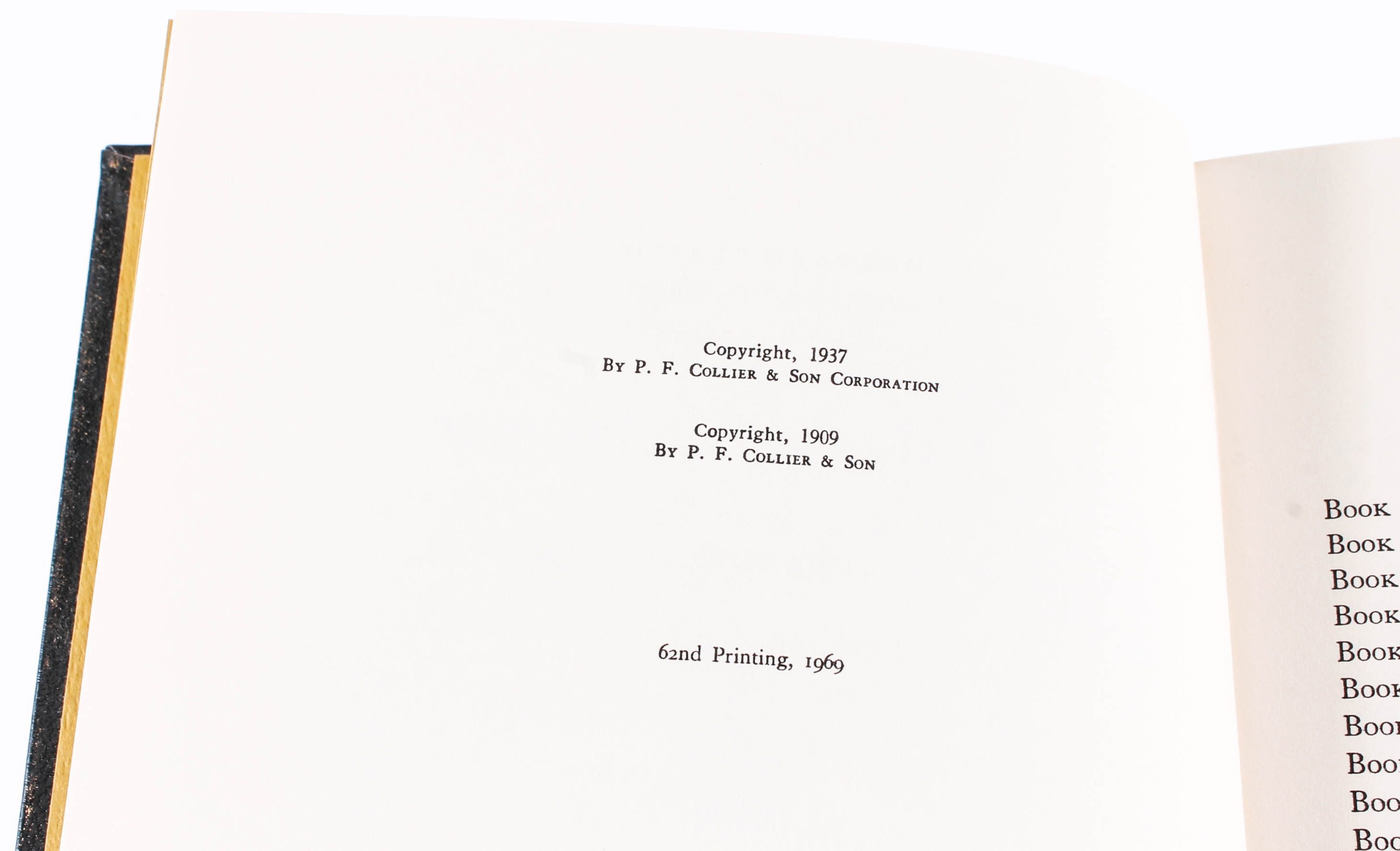 1969 "The Harvard Classics" Collection