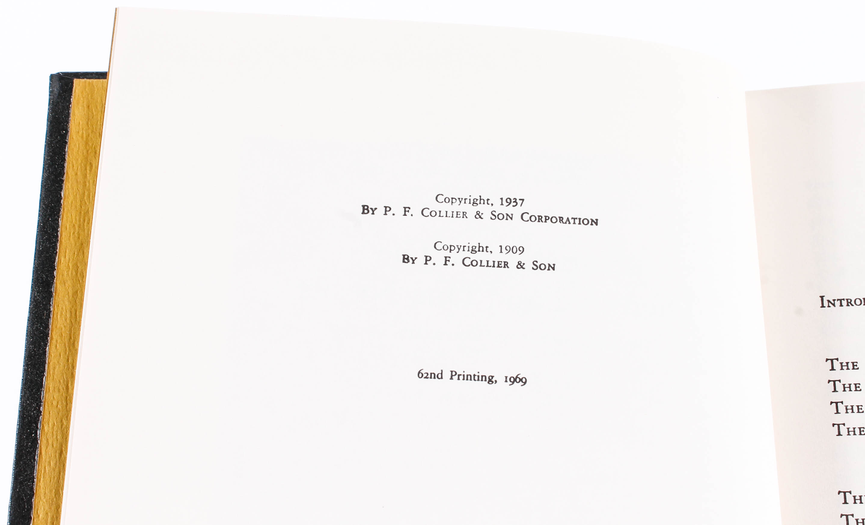 1969 "The Harvard Classics" Collection