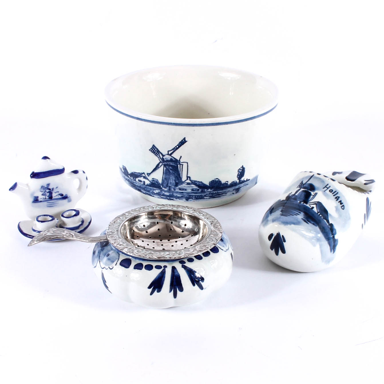Hand Painted Delft Pottery