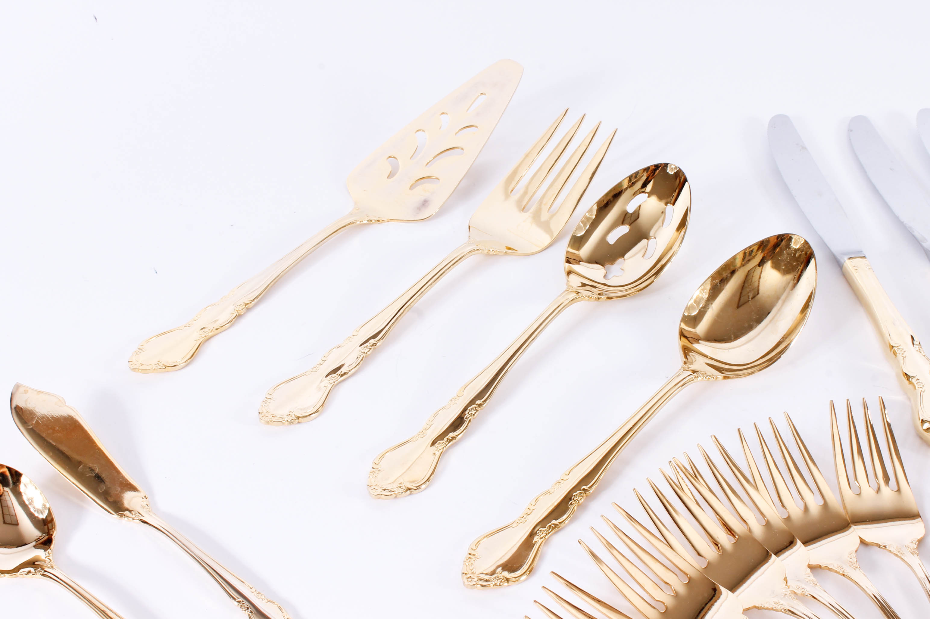 Towle "Golden Baroness" Gold-Plated Flatware