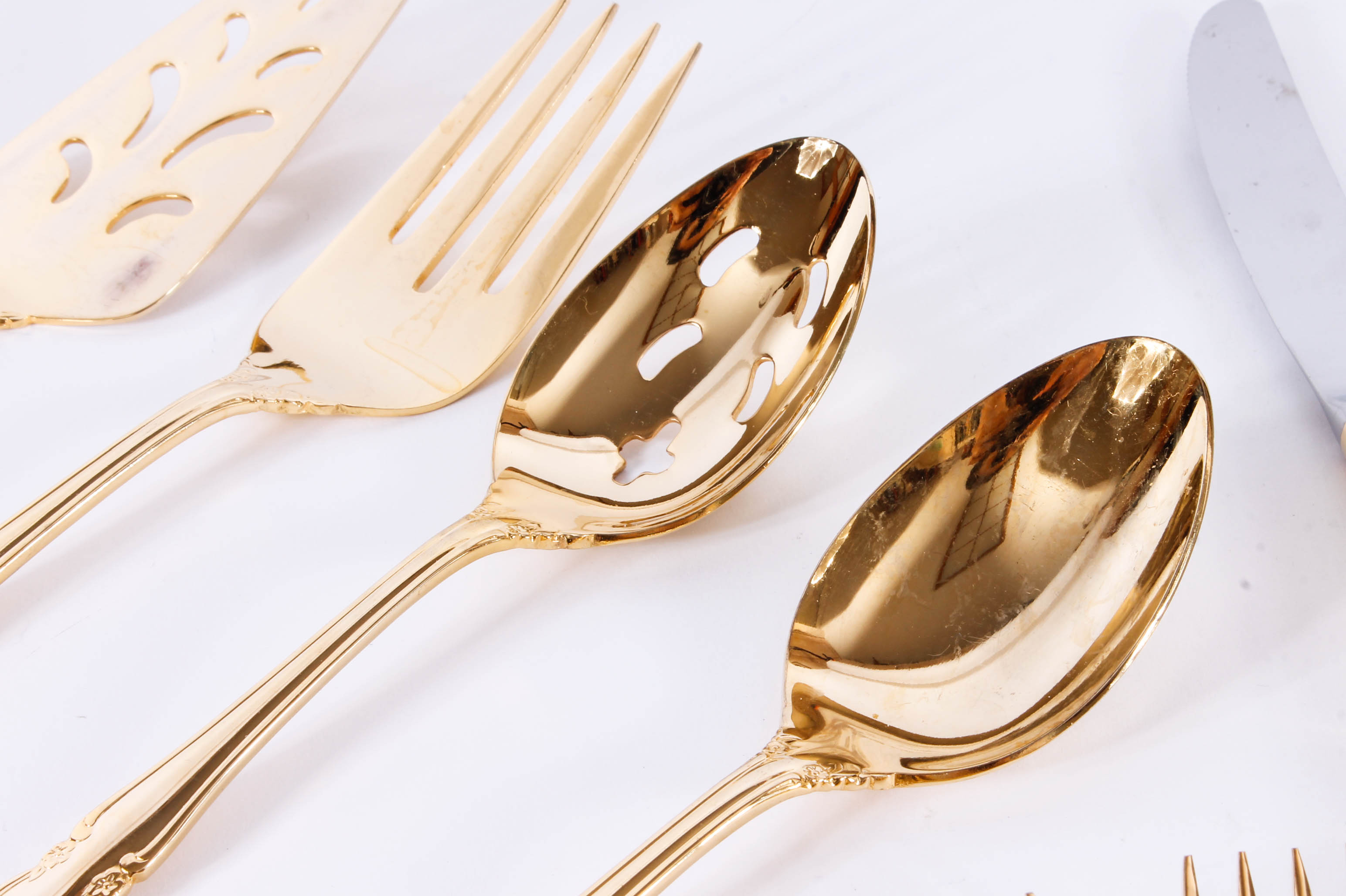 Towle "Golden Baroness" Gold-Plated Flatware