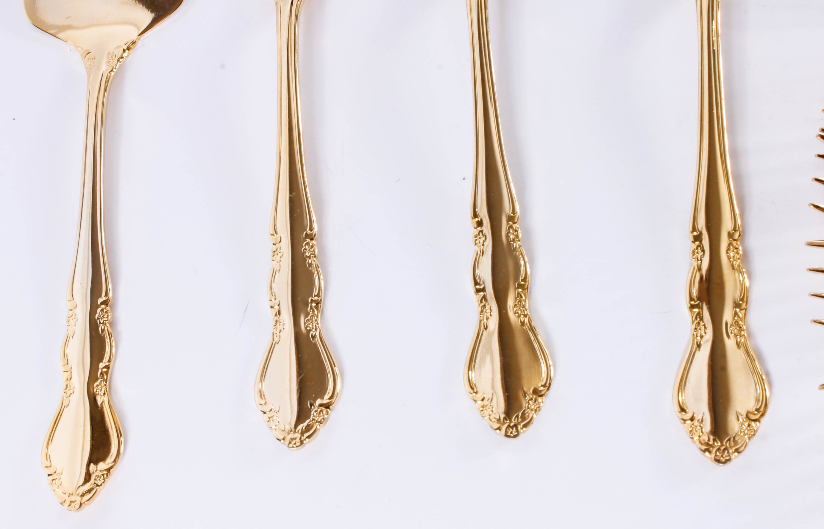 Towle "Golden Baroness" Gold-Plated Flatware