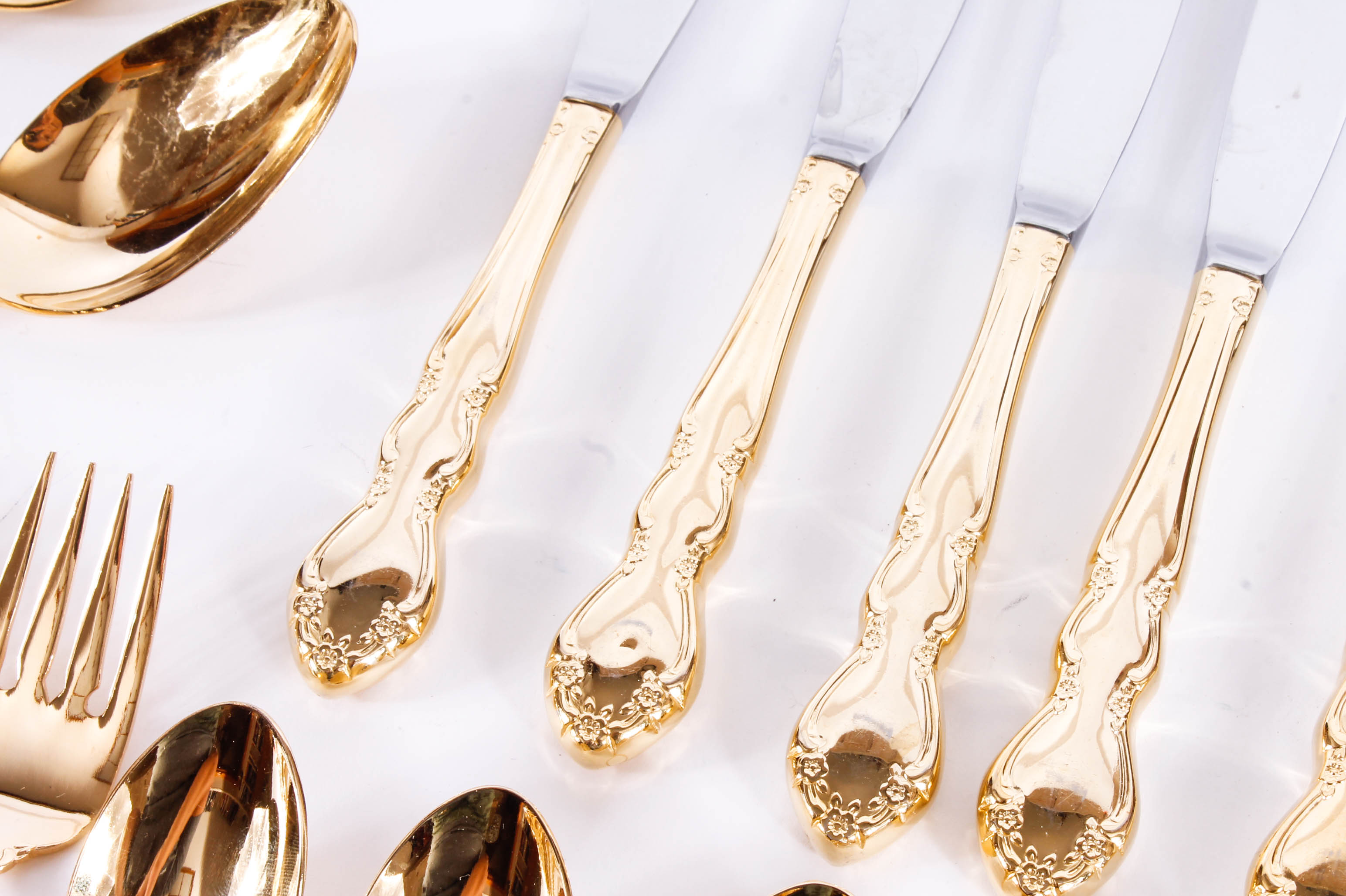 Towle "Golden Baroness" Gold-Plated Flatware