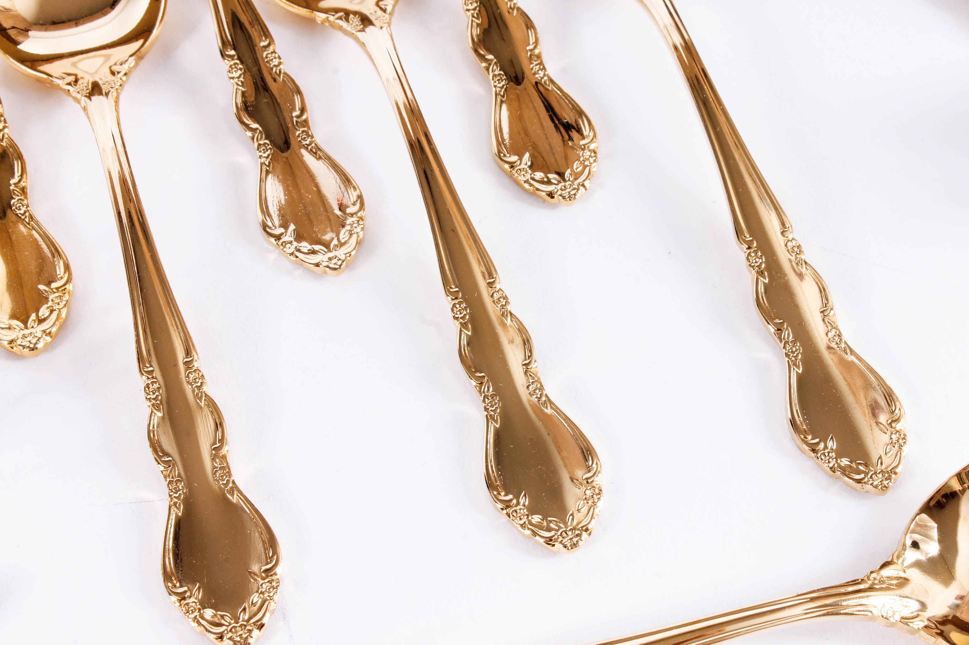 Towle "Golden Baroness" Gold-Plated Flatware