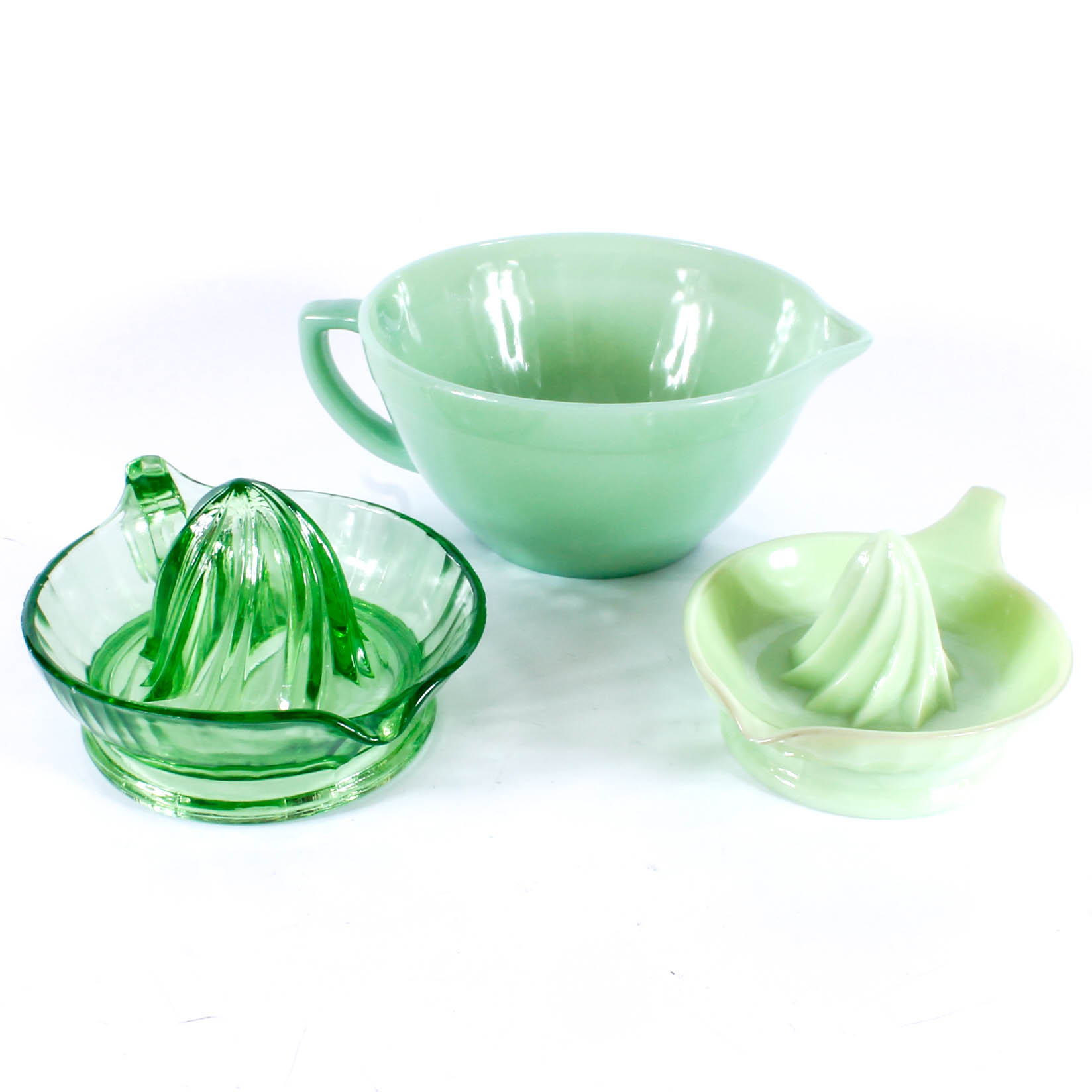 Vaseline and Green Glass Juicing Group