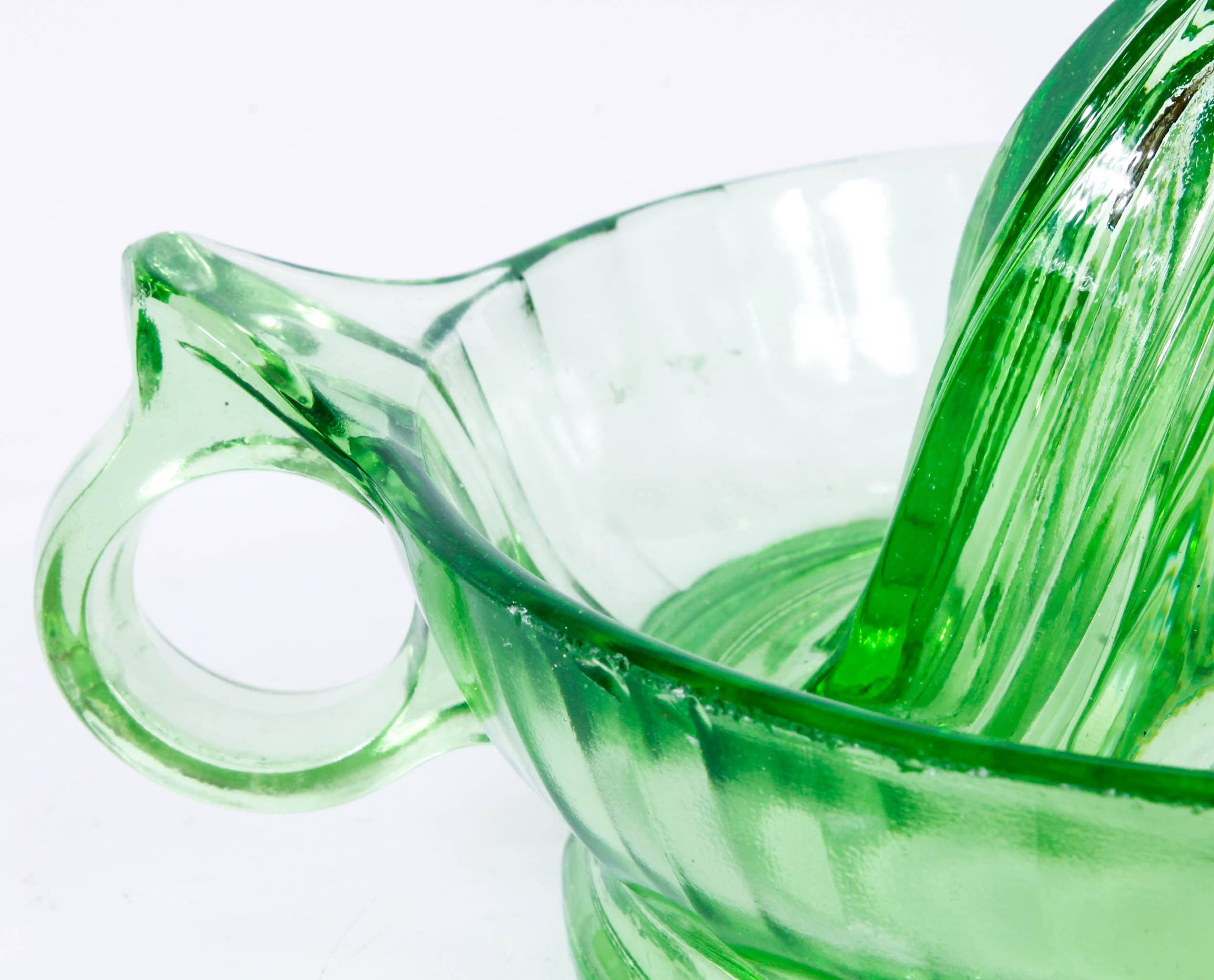 Vaseline and Green Glass Juicing Group