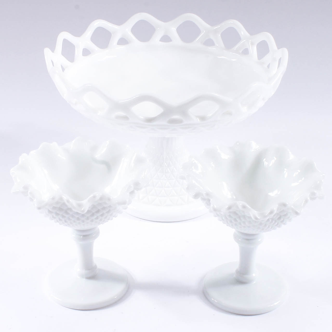 Milk Glass Decor
