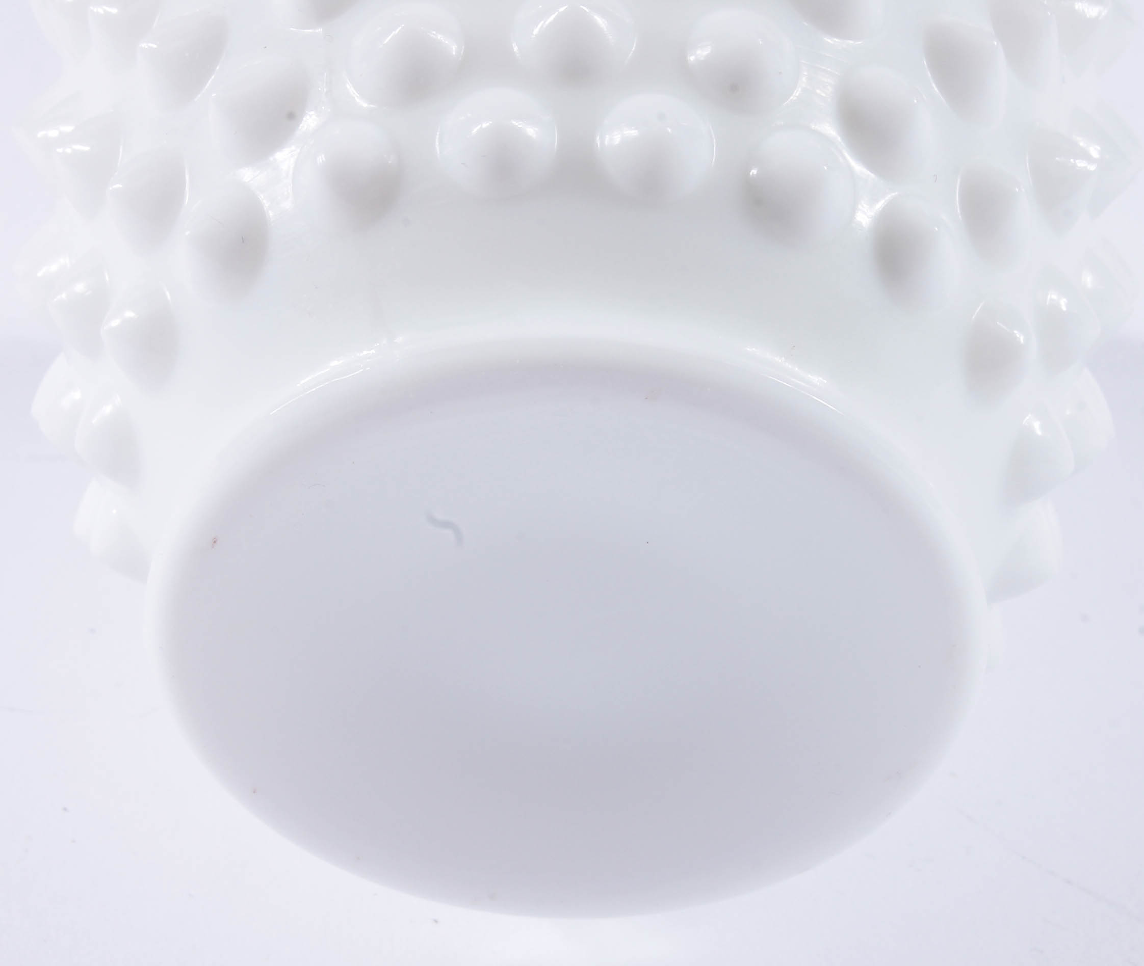 Hobnail Milk Glass Tableware