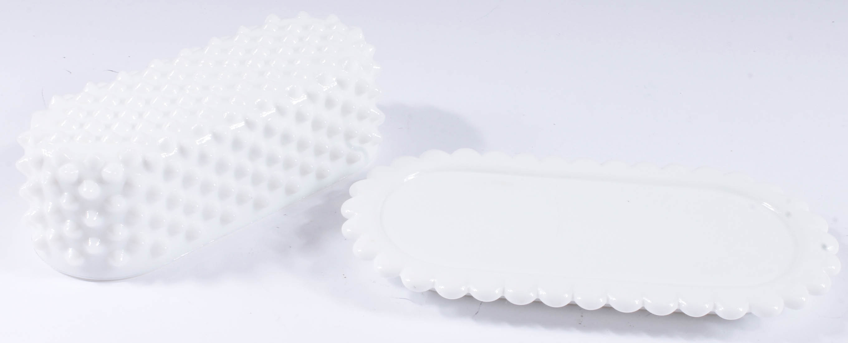 Hobnail Milk Glass Tableware