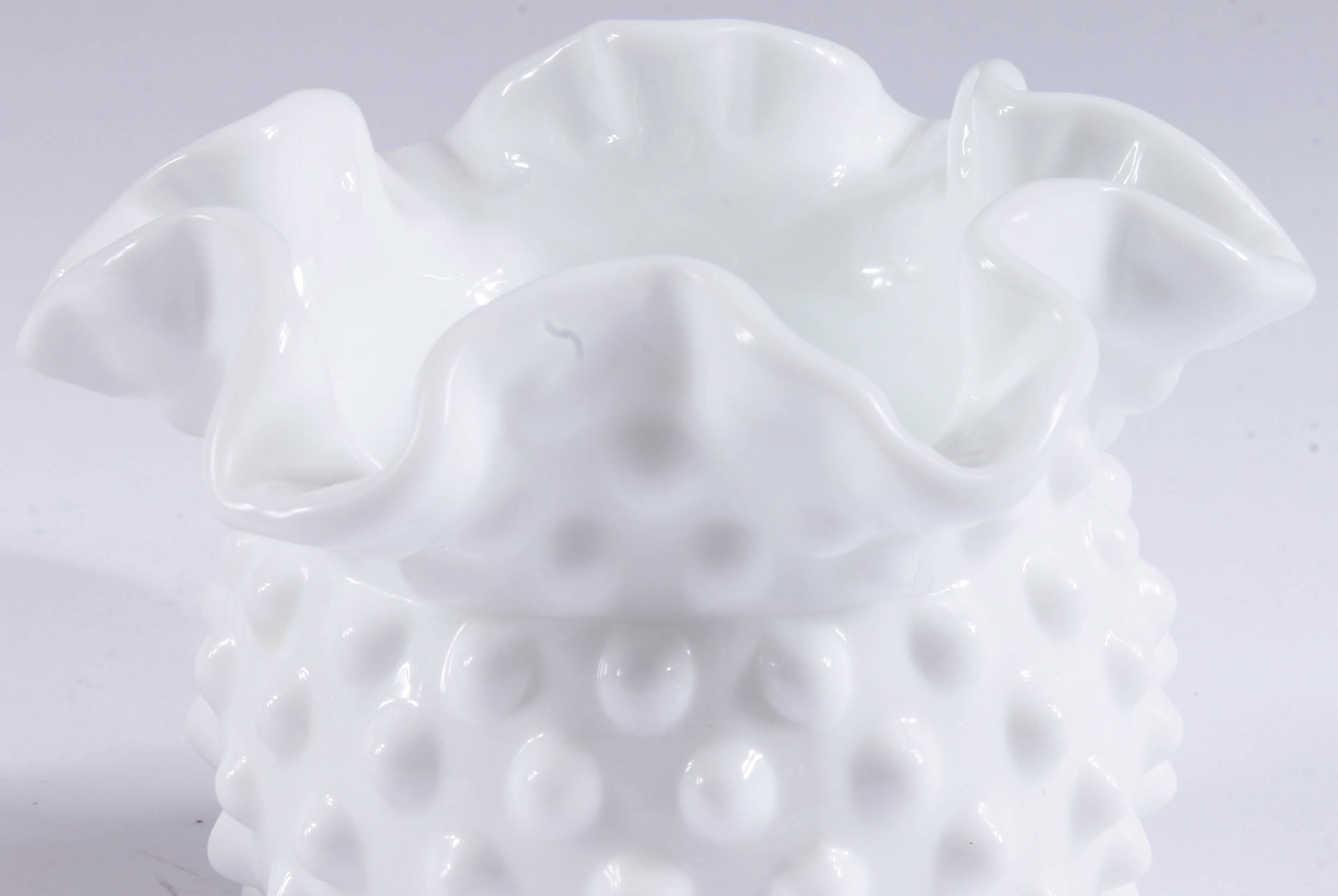 Hobnail Milk Glass Tableware