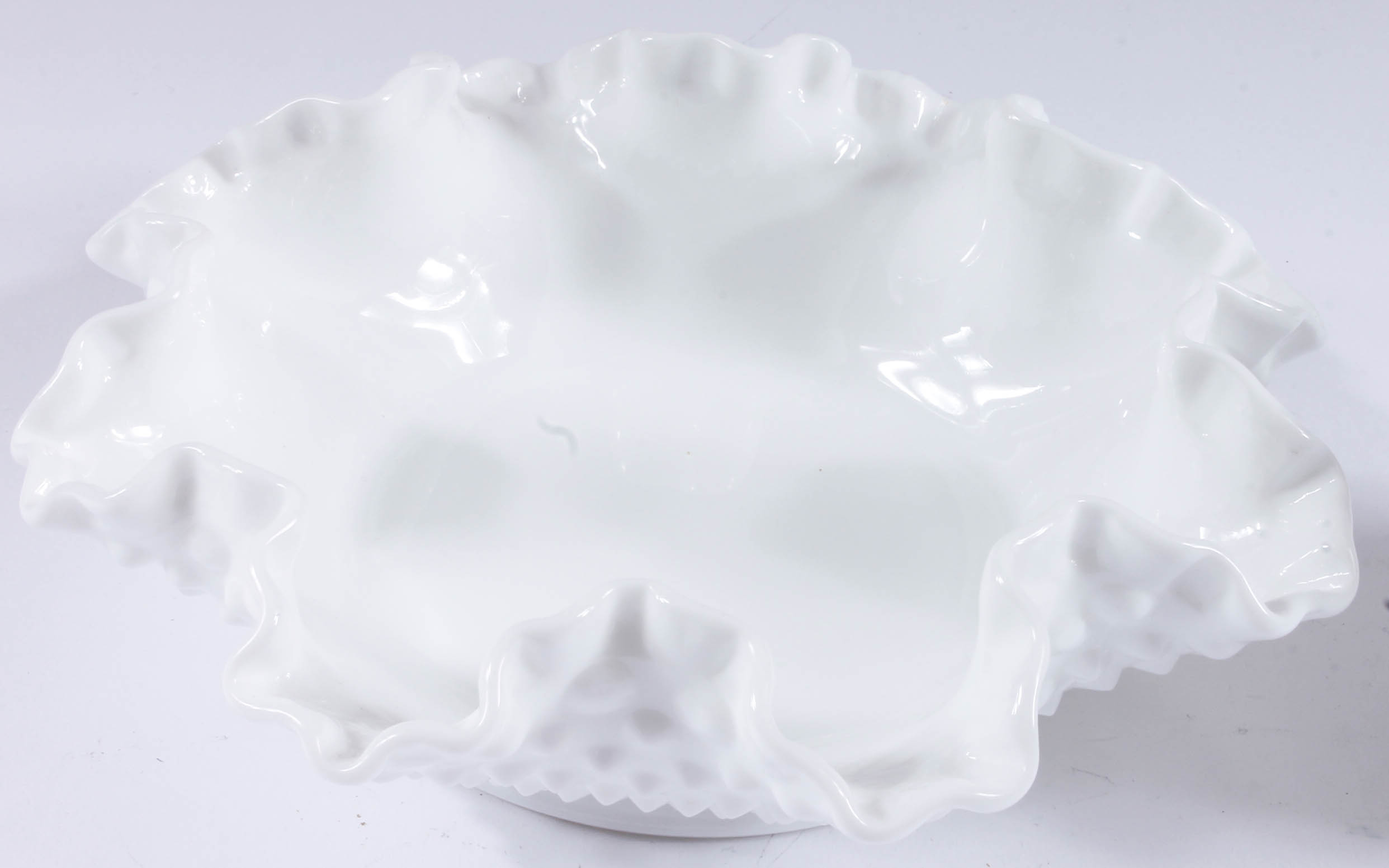 Hobnail Milk Glass Tableware