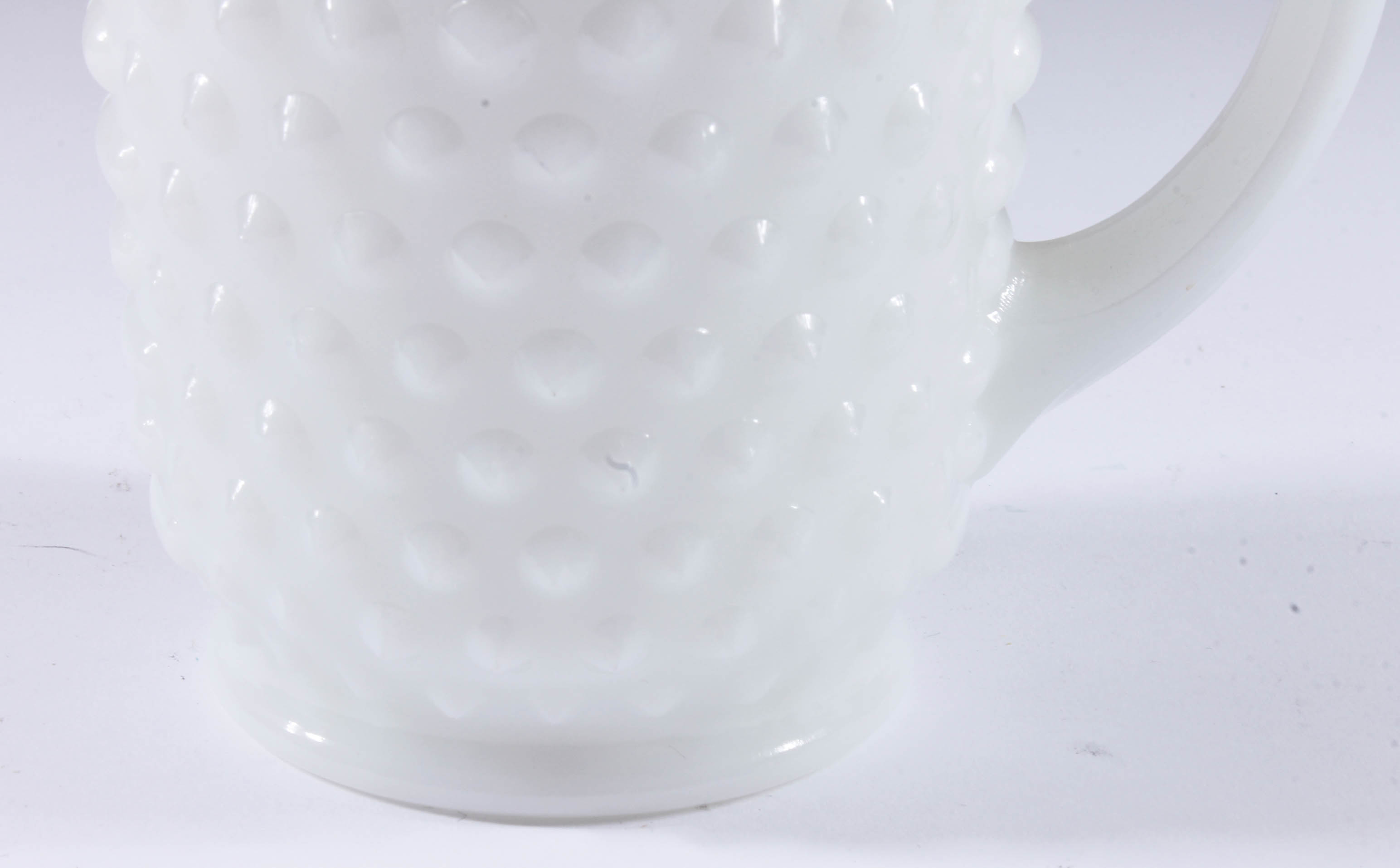 Hobnail Milk Glass Tableware