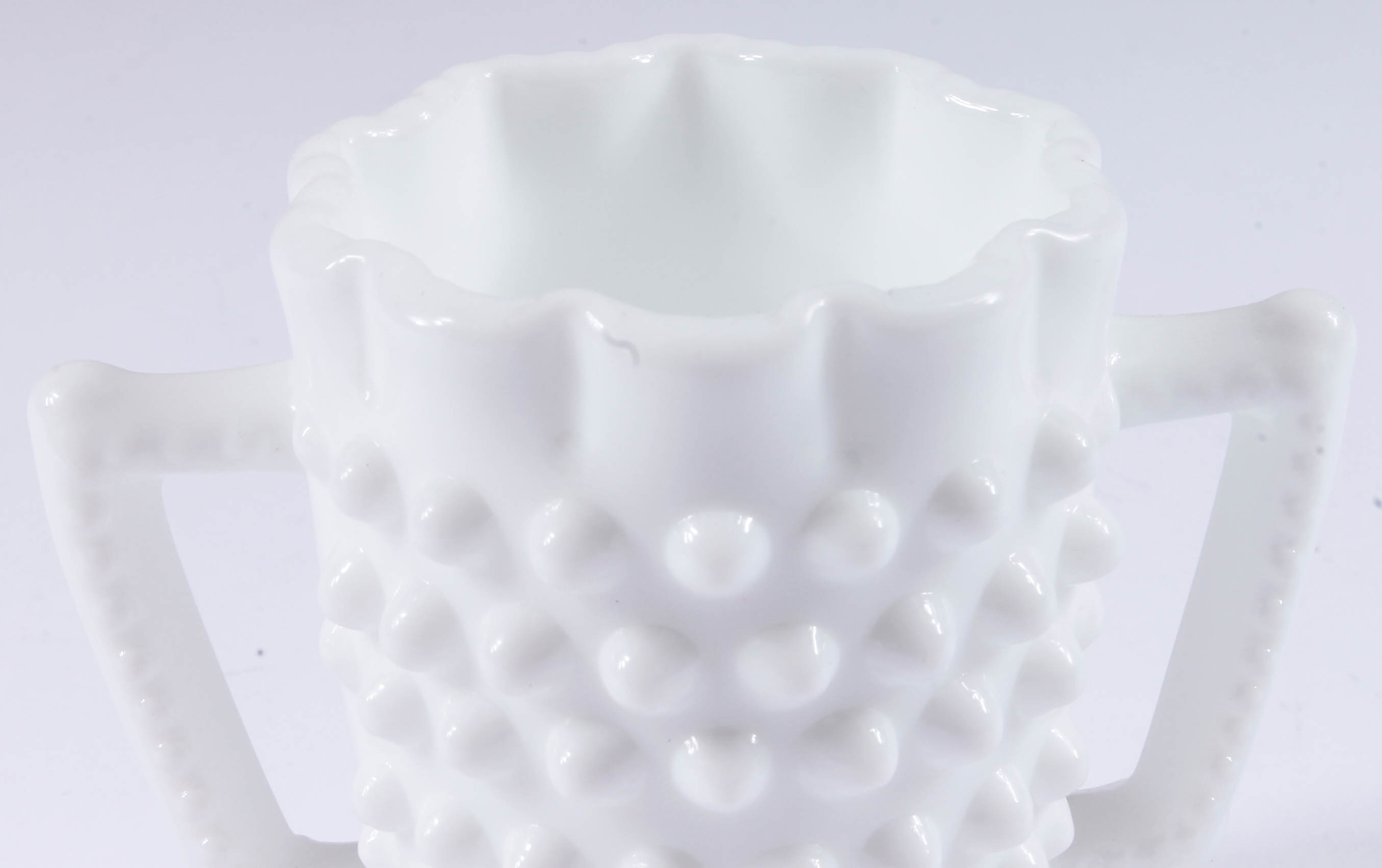 Hobnail Milk Glass Tableware