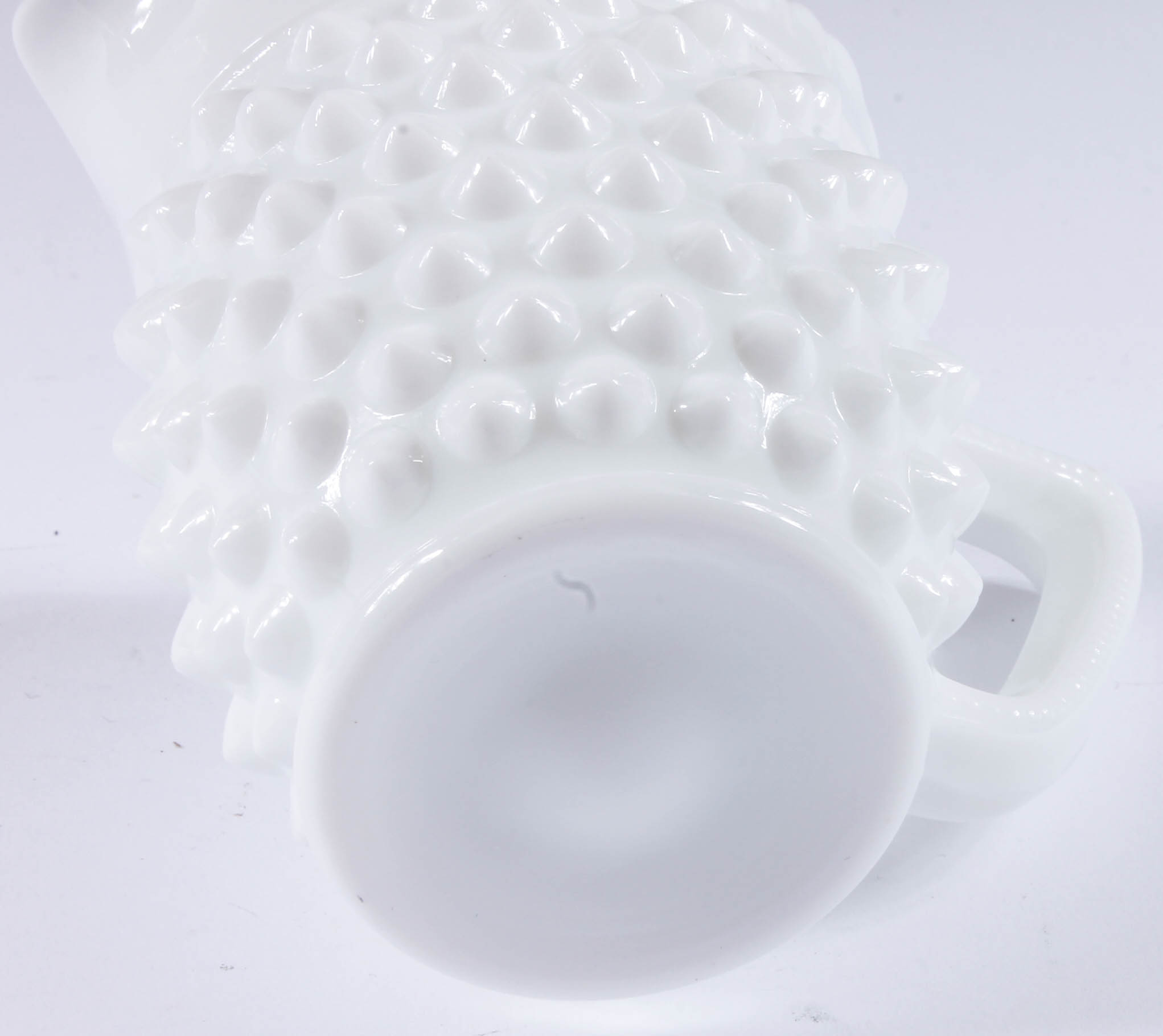 Hobnail Milk Glass Tableware