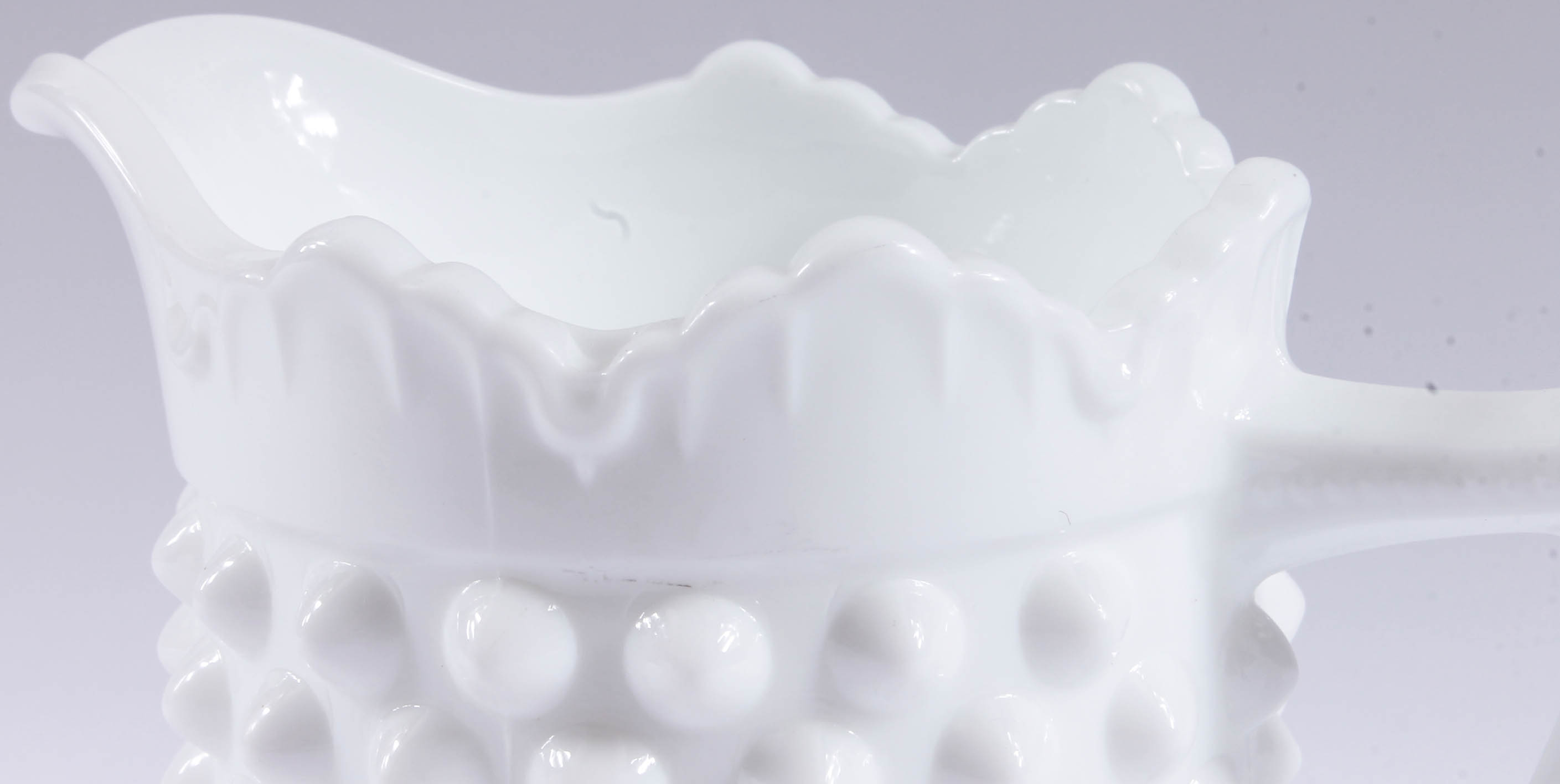 Hobnail Milk Glass Tableware