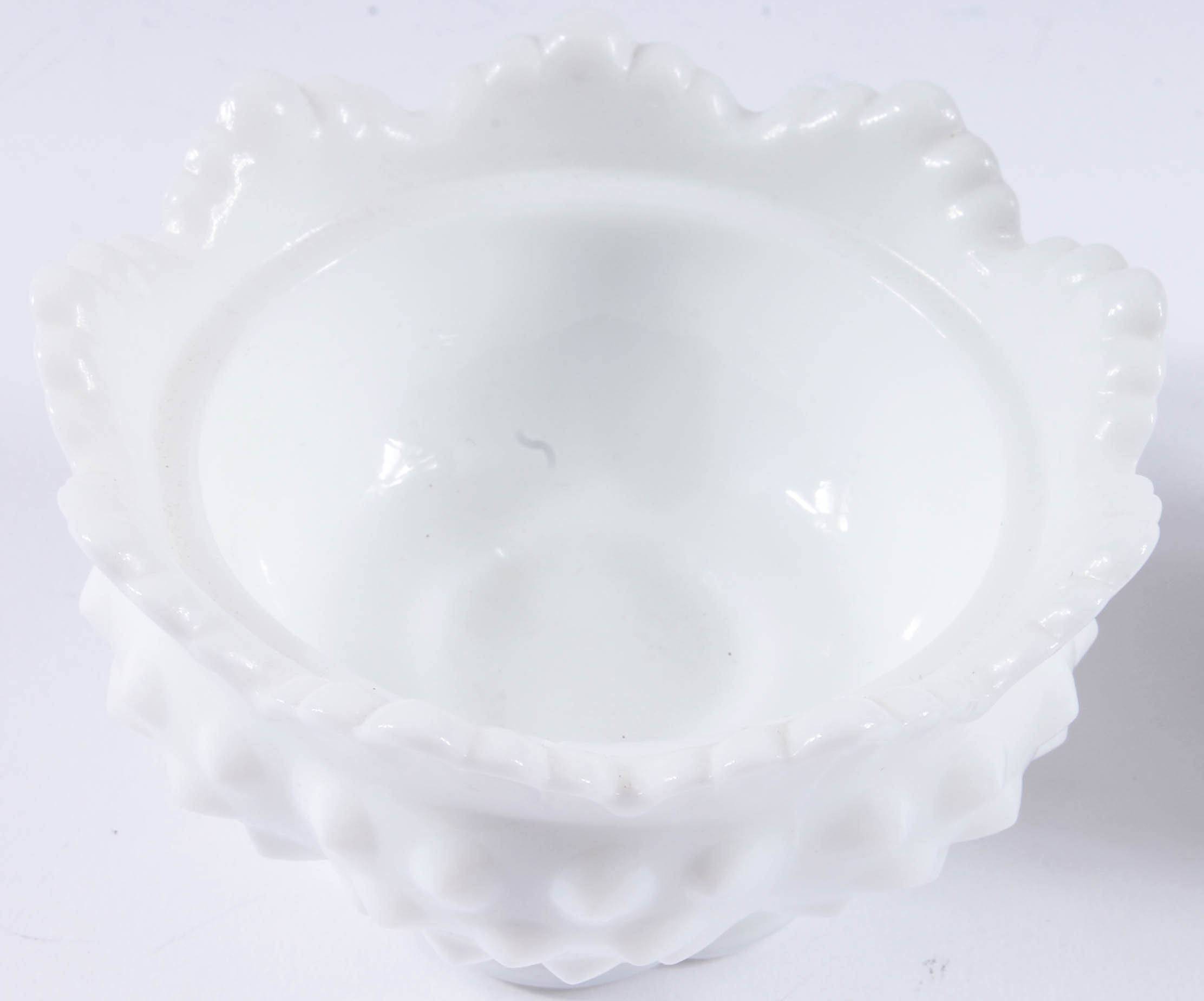 Hobnail Milk Glass Tableware