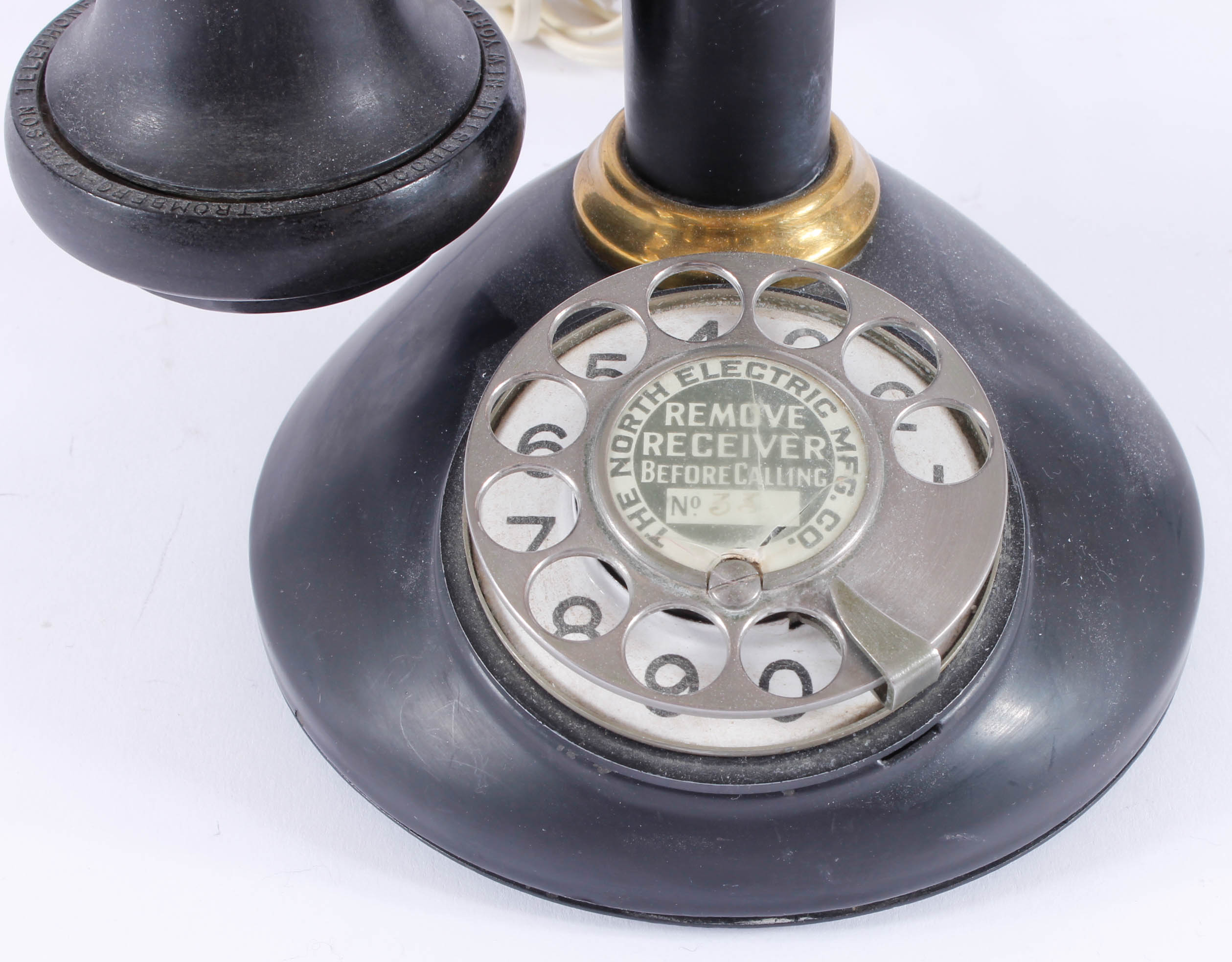 Vintage Stromberg-Carlson Candlestick Rotary Telephone