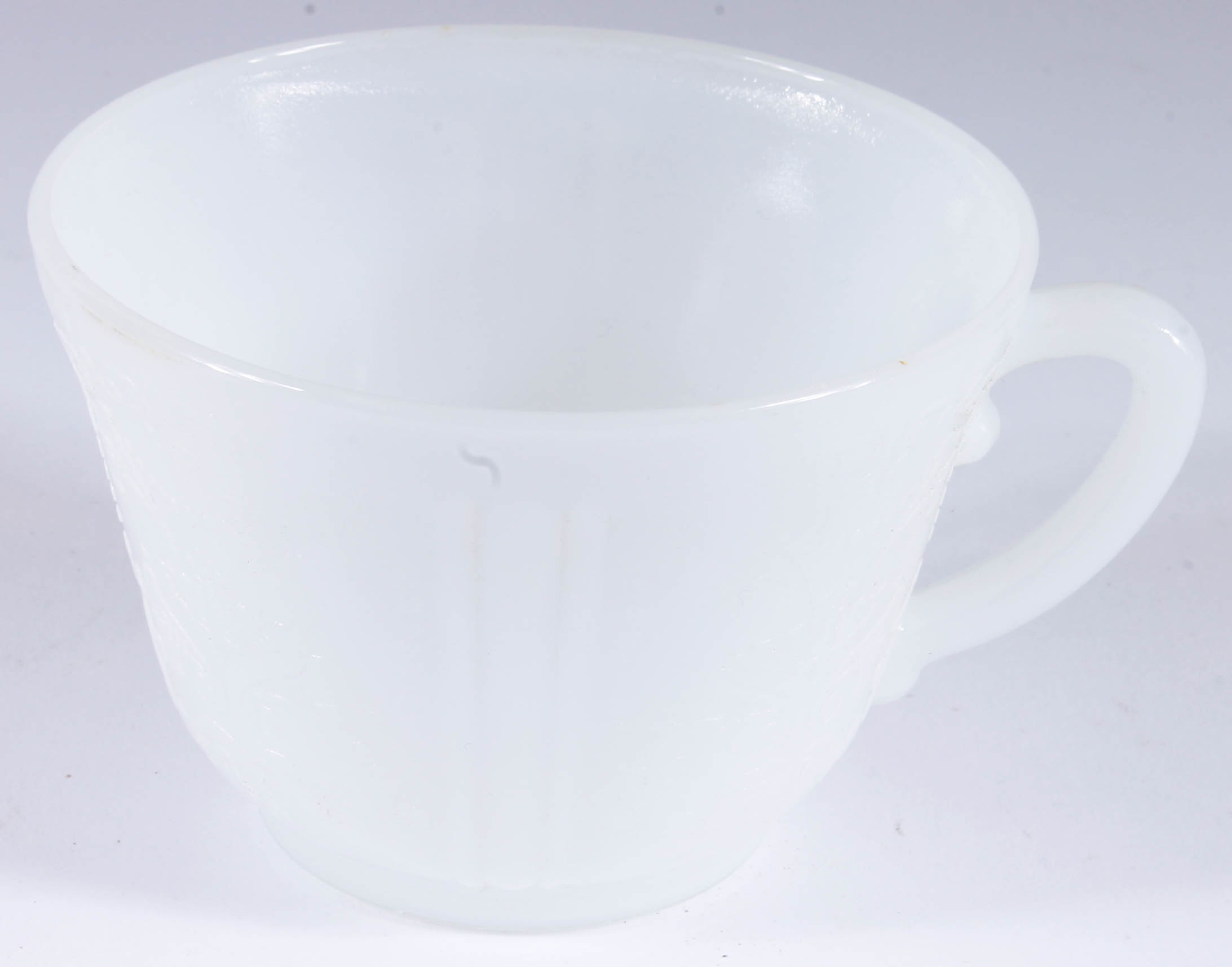 White Glass Tea Set