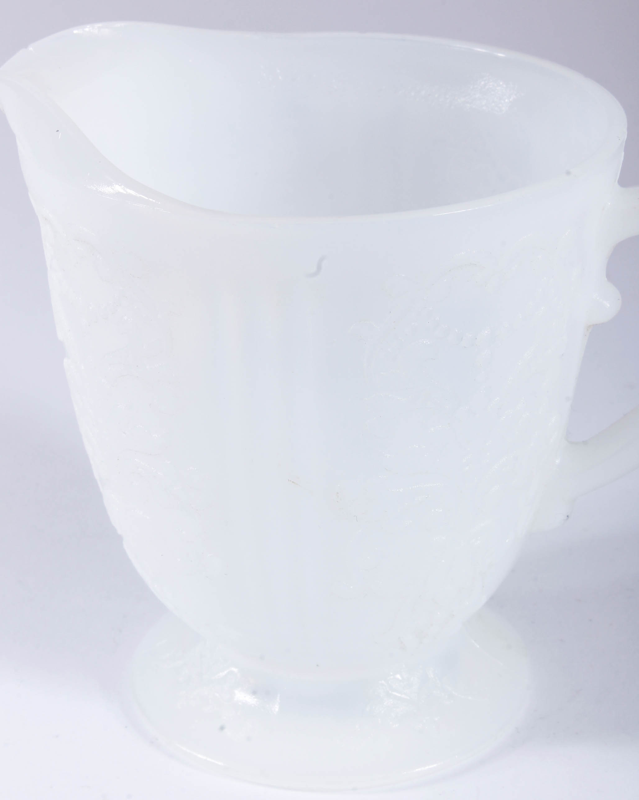 White Glass Tea Set