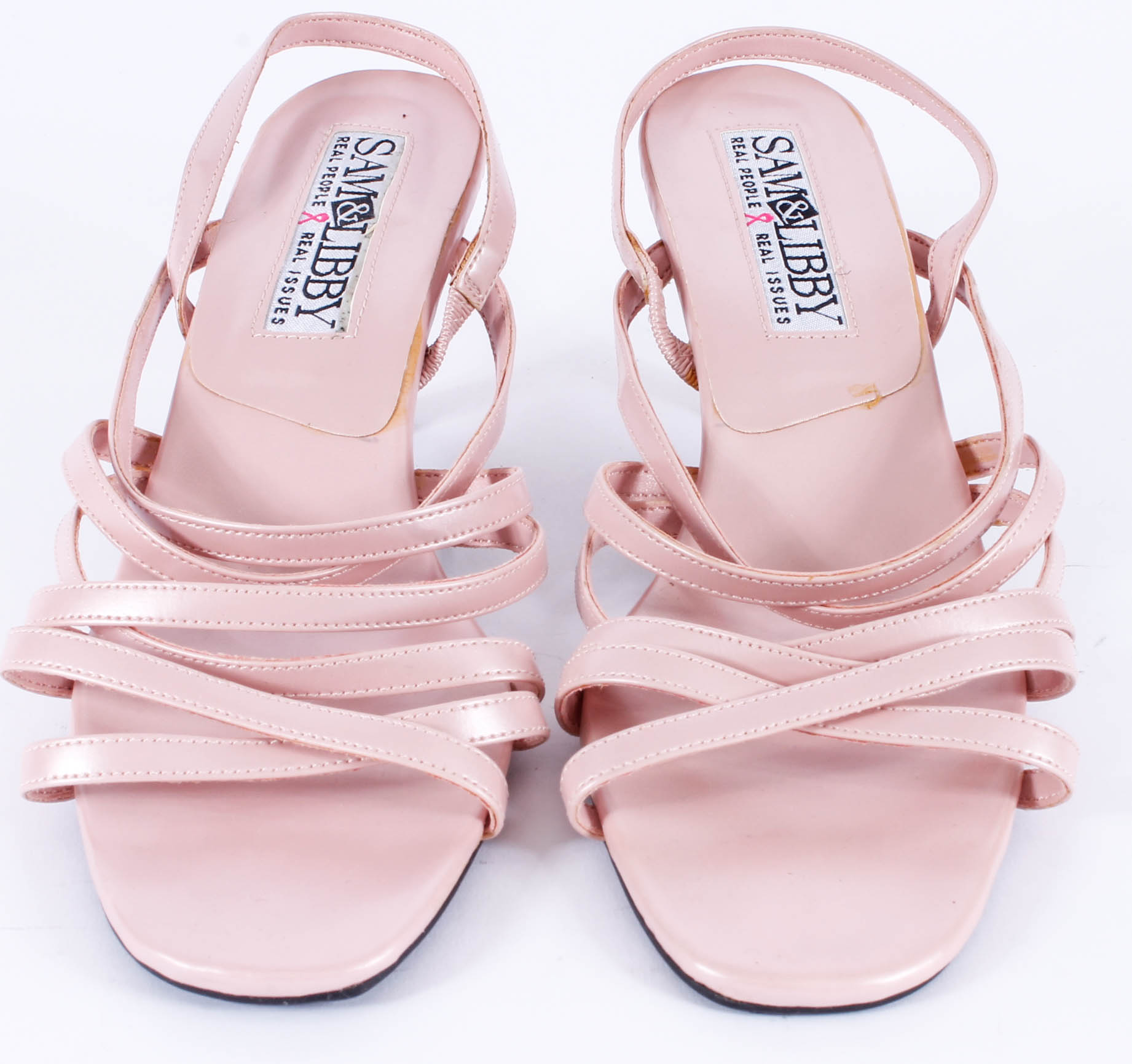 Women's Dress Sandals including a Pair of Brazilian Heels with Coiled Metal Heel