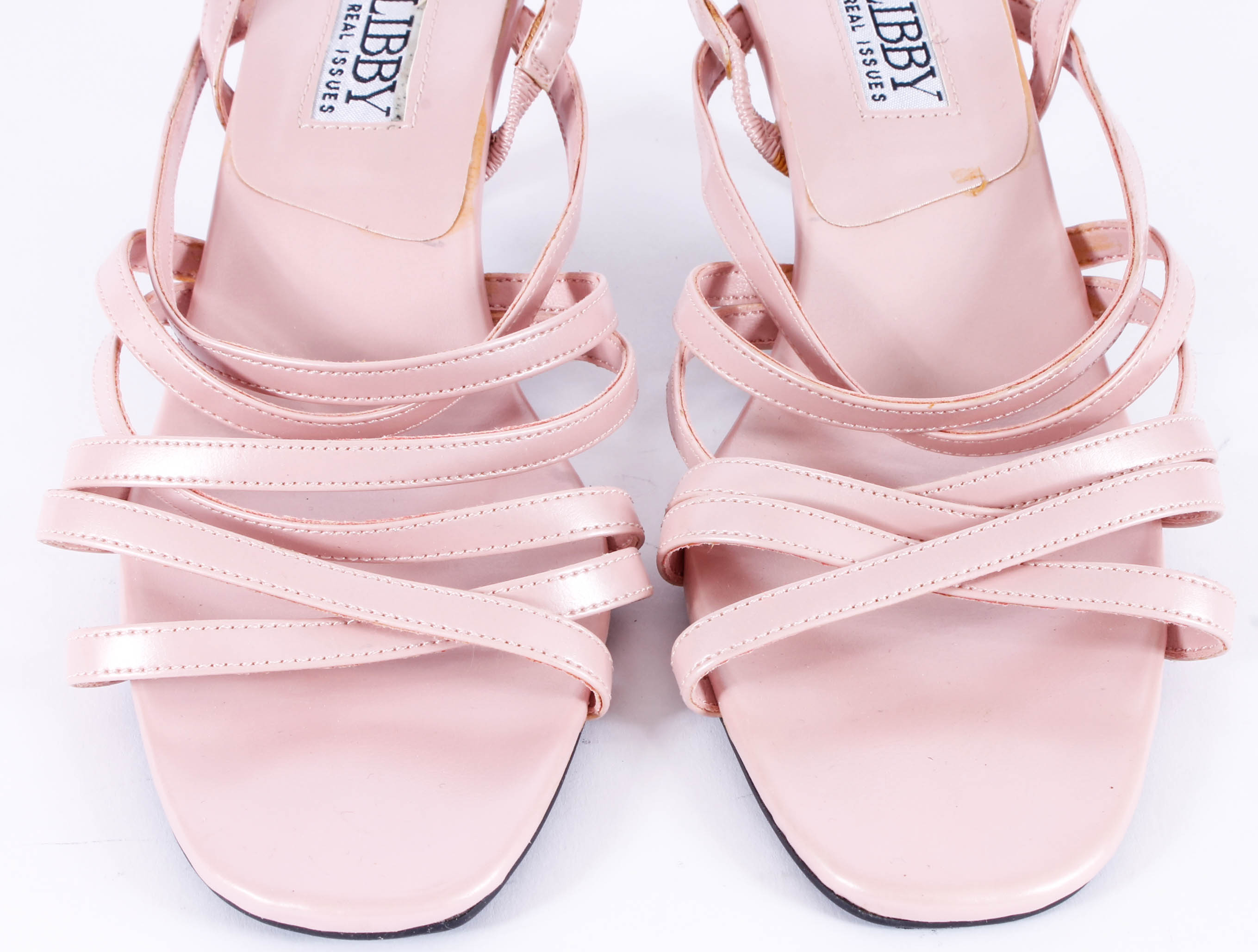 Women's Dress Sandals including a Pair of Brazilian Heels with Coiled Metal Heel