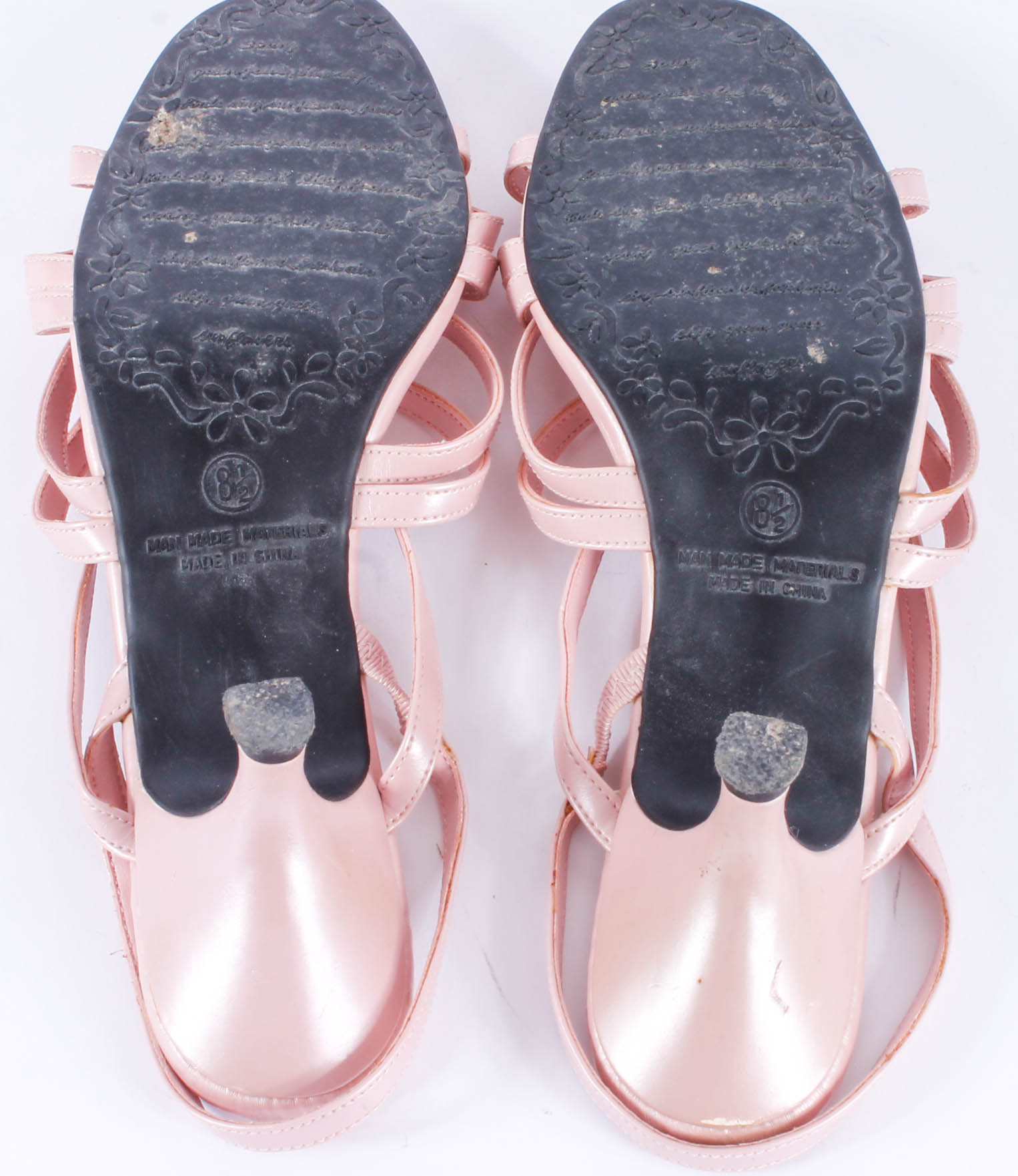 Women's Dress Sandals including a Pair of Brazilian Heels with Coiled Metal Heel