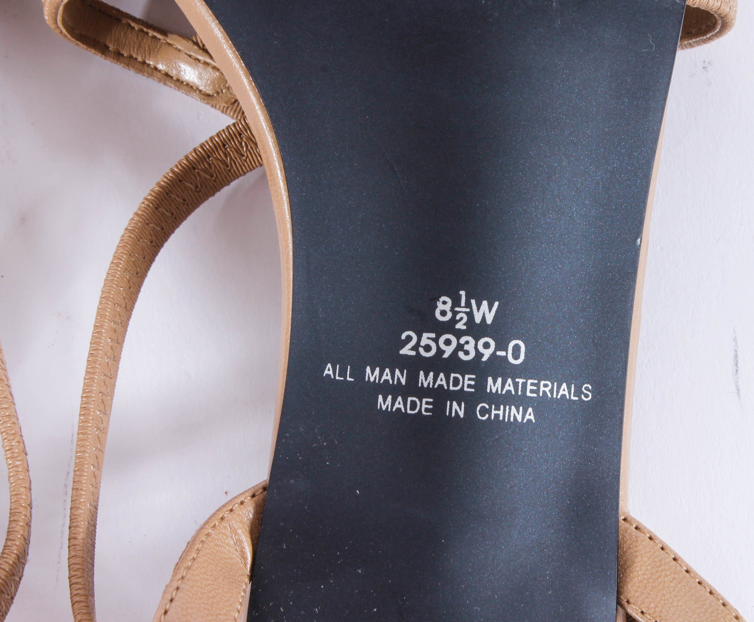 Women's Dress Sandals including a Pair of Brazilian Heels with Coiled Metal Heel