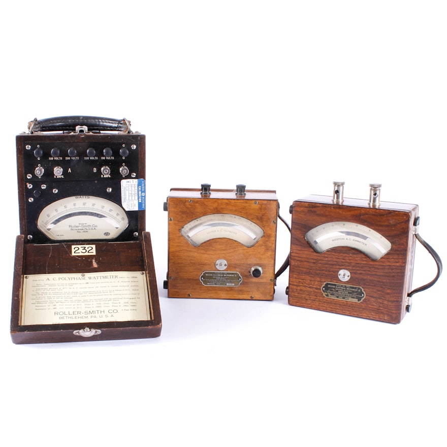 Vintage Electric Meters